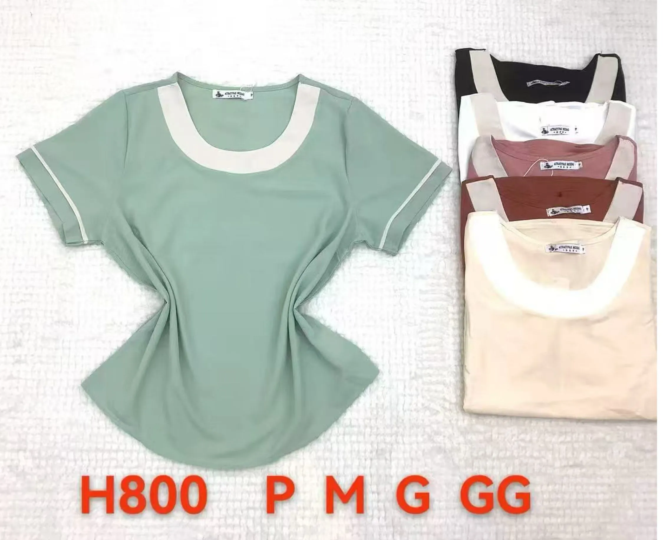 Blusa manga curta feminina   Enzo