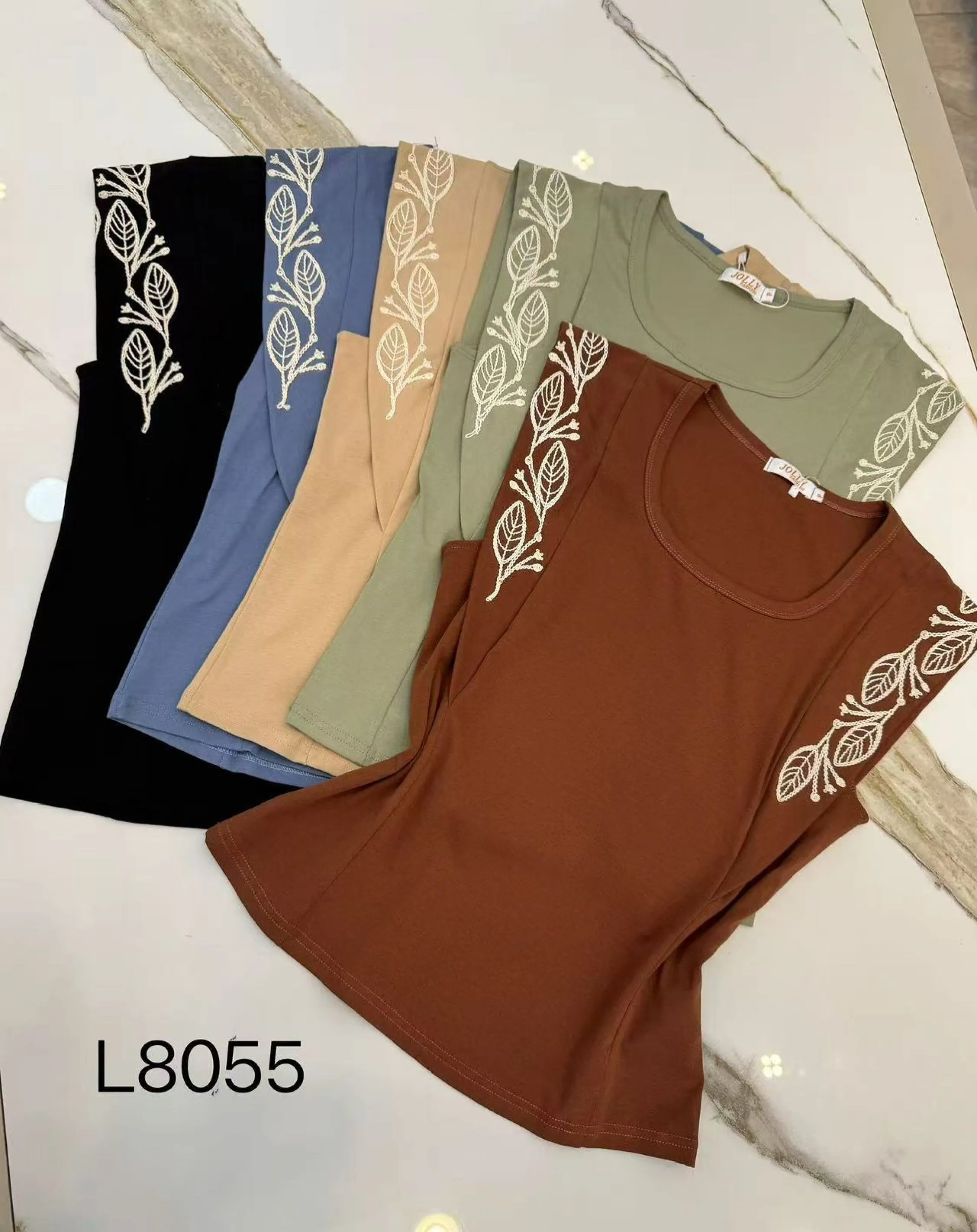 Blusa com bordado tecido algodão   Enzo