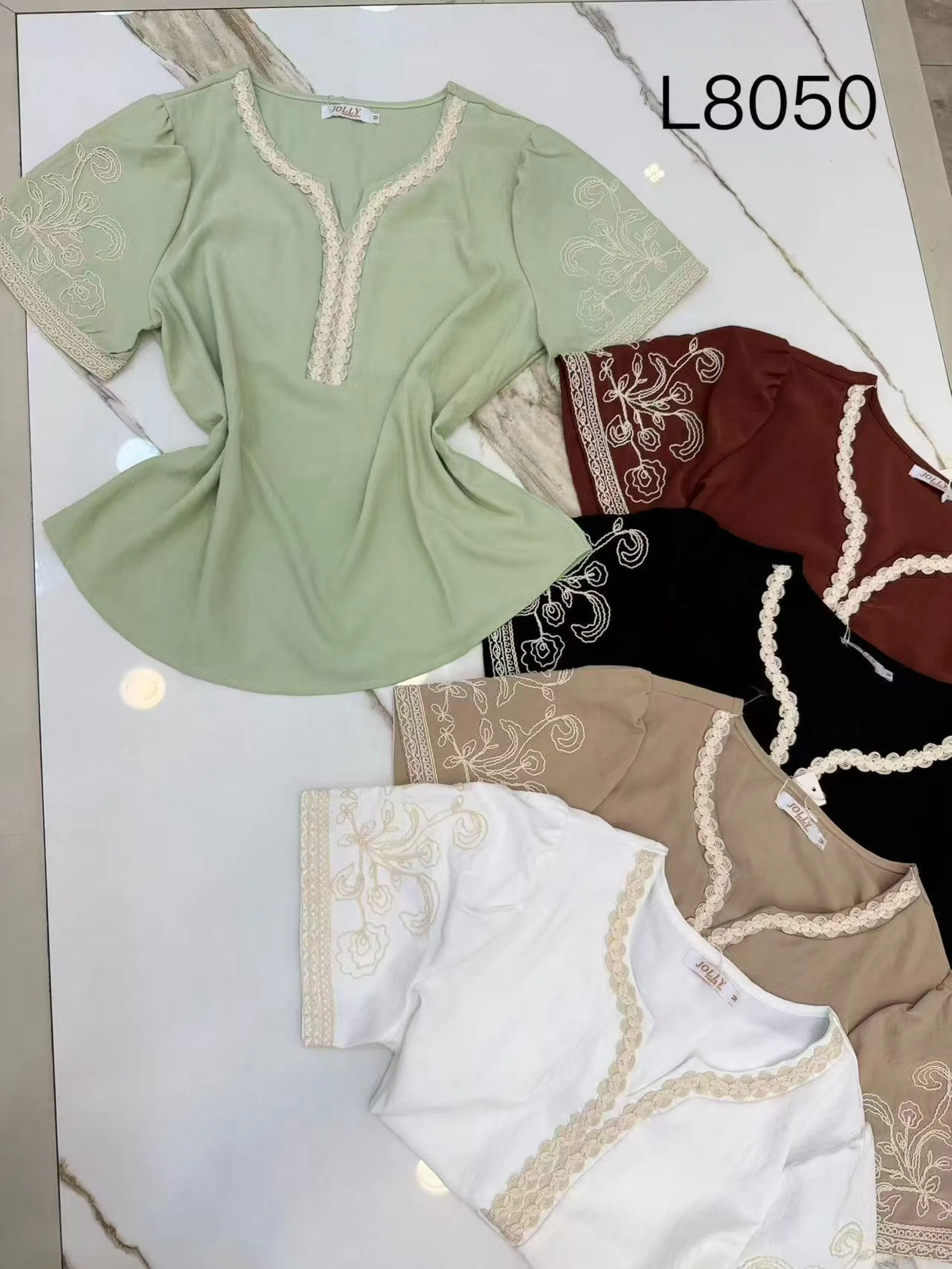 Blusa com bordado feminina   Enzo