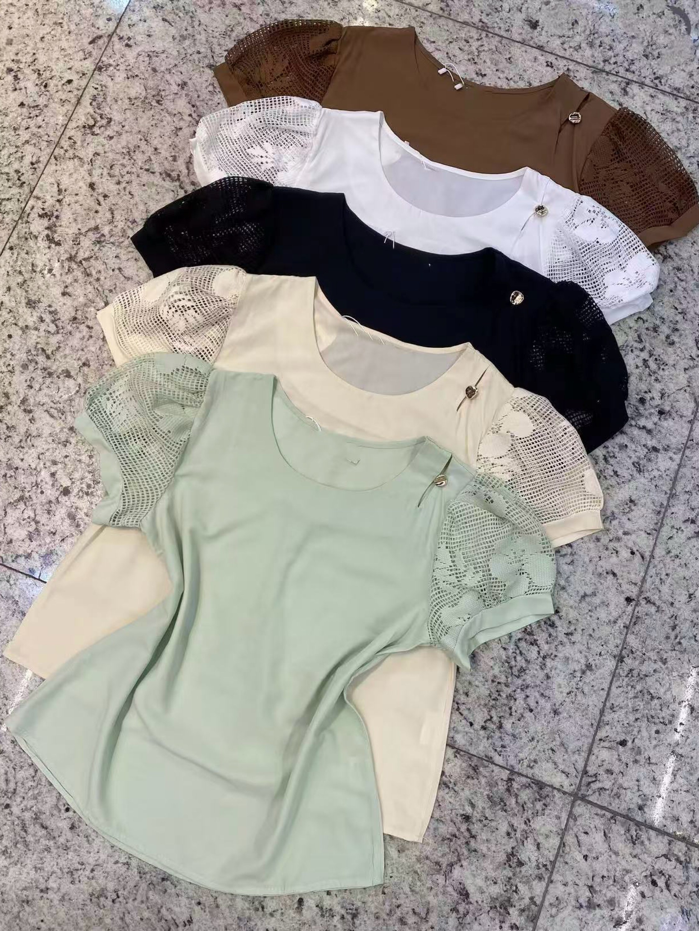 Blusa mang curta feminina    Enzo