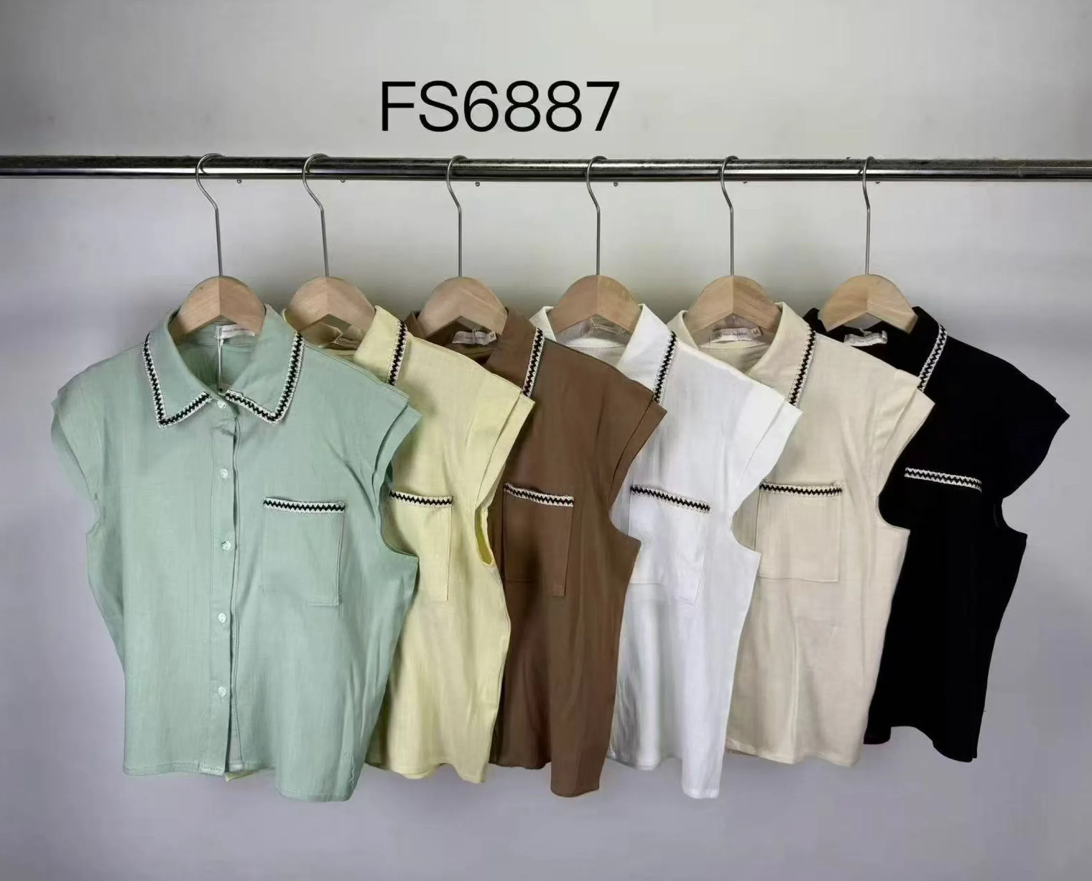 Camisa manga curta feminina   Enzo