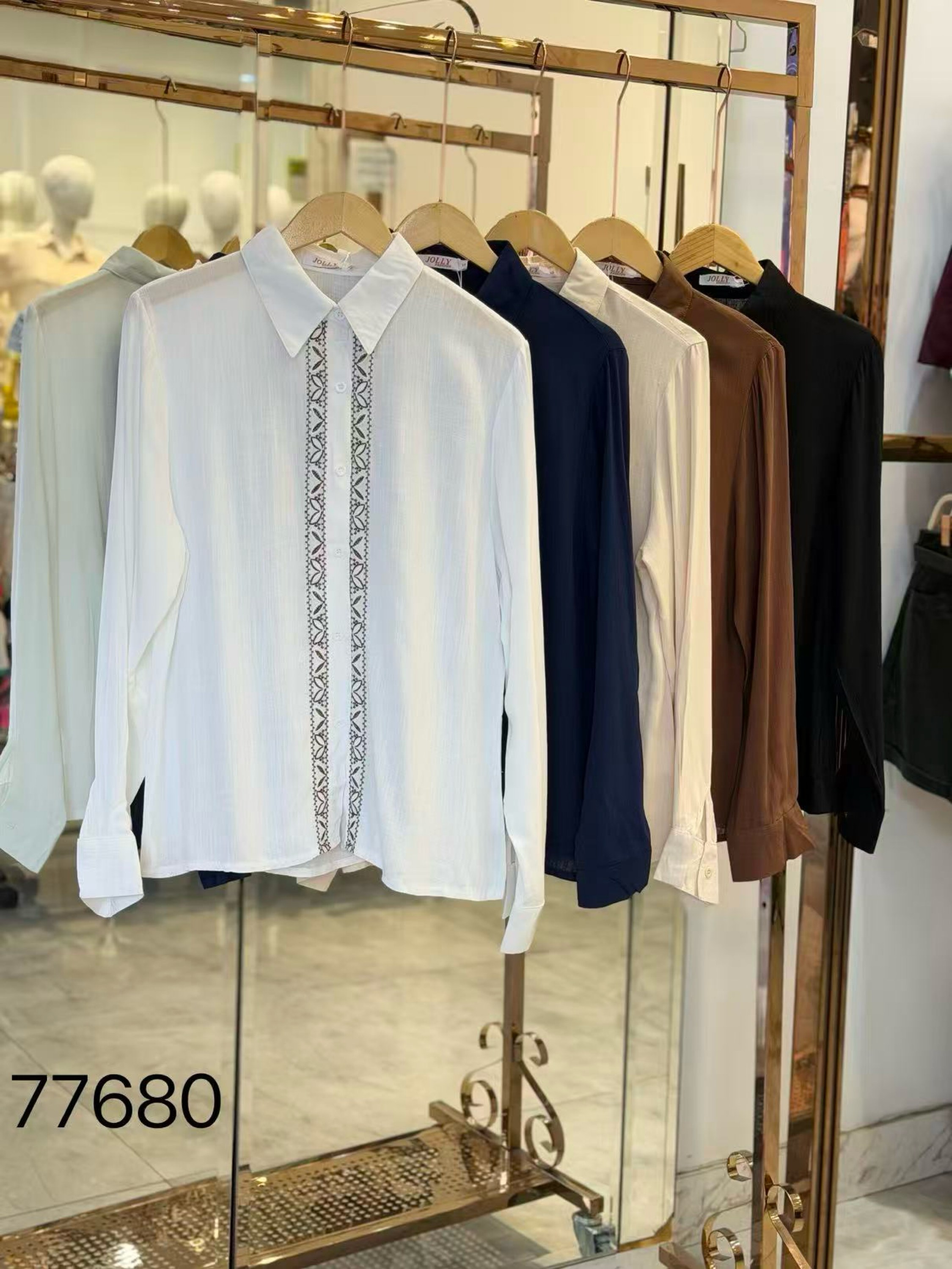 Camisa manga longa feminina    Enzo