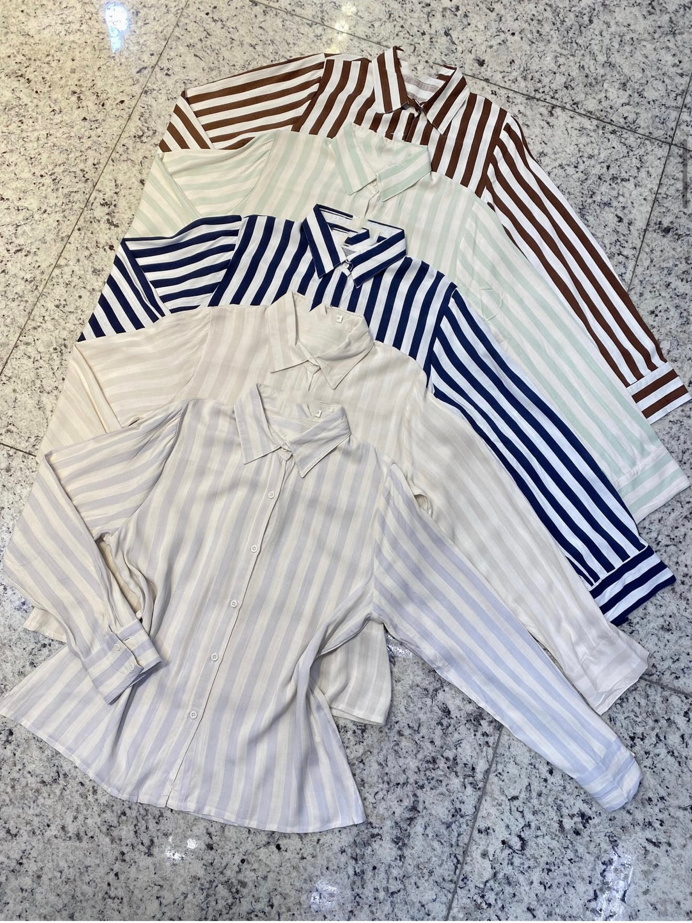 Camisa manga longa feminina g1 g2 g3 Enzo