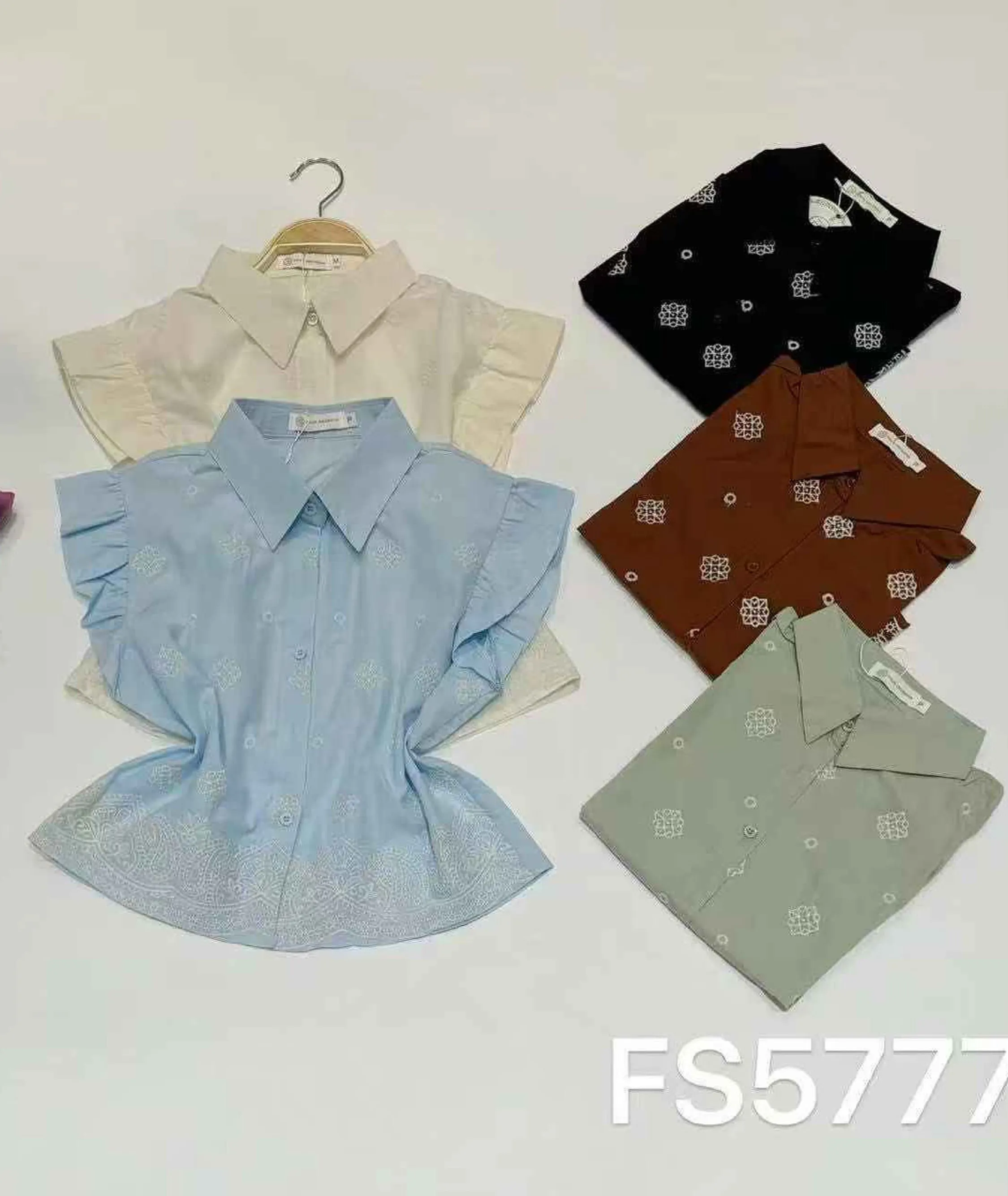 Camisa cropped com bordado feminina    Enzo