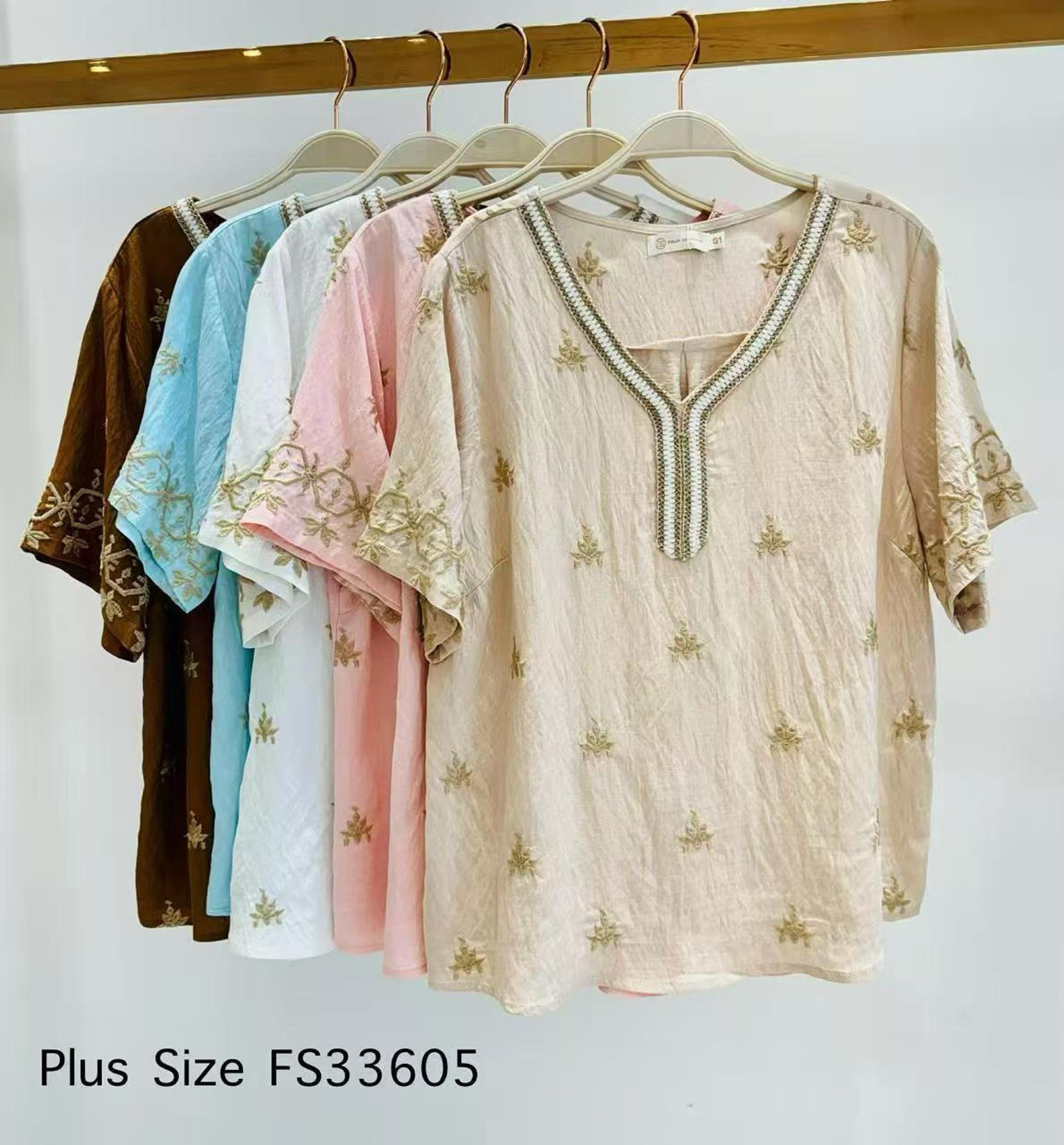 Blusa com bordado g1 g2 g3 feminina Enzo