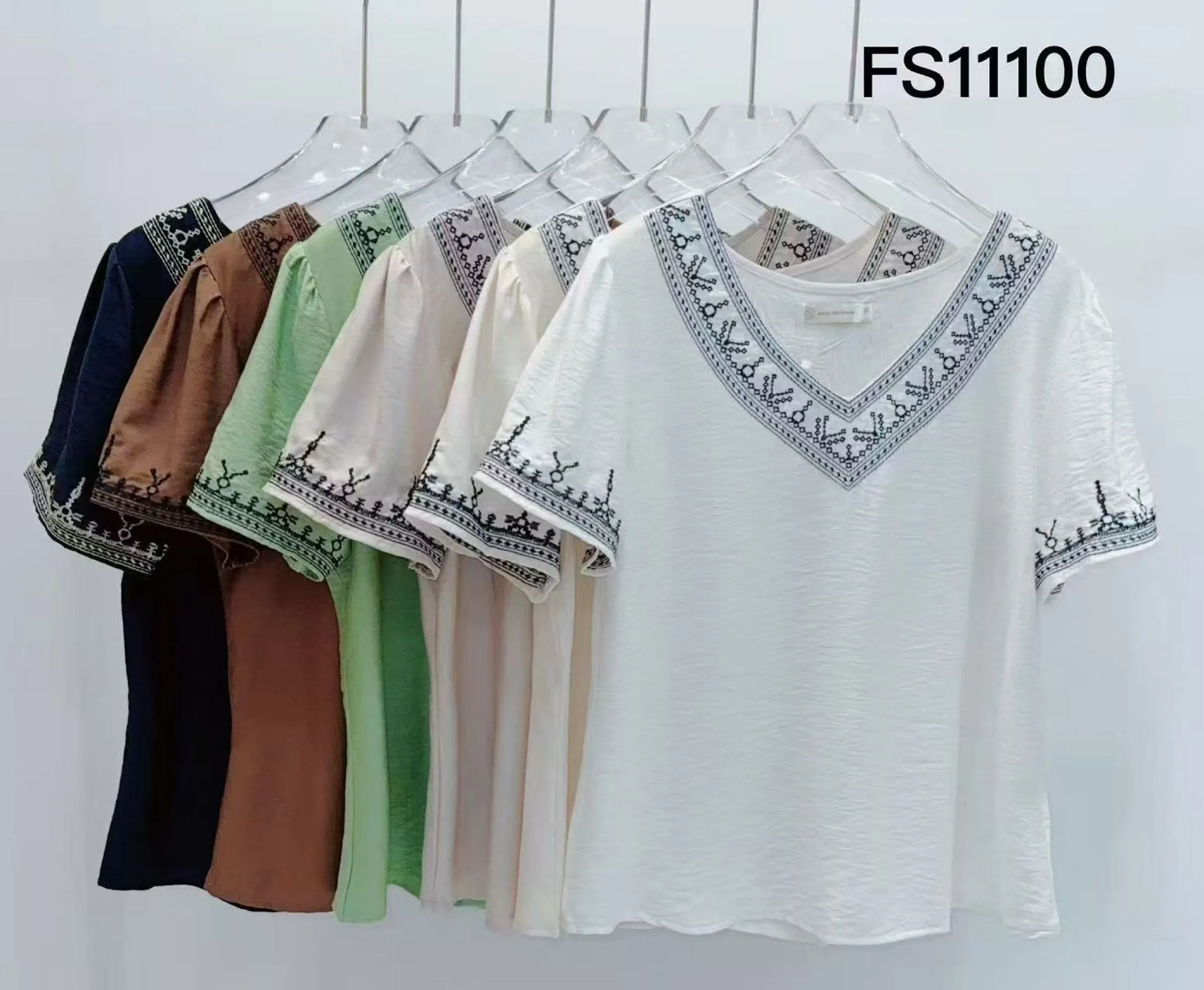 Blusa manga curta feminina   Enzo