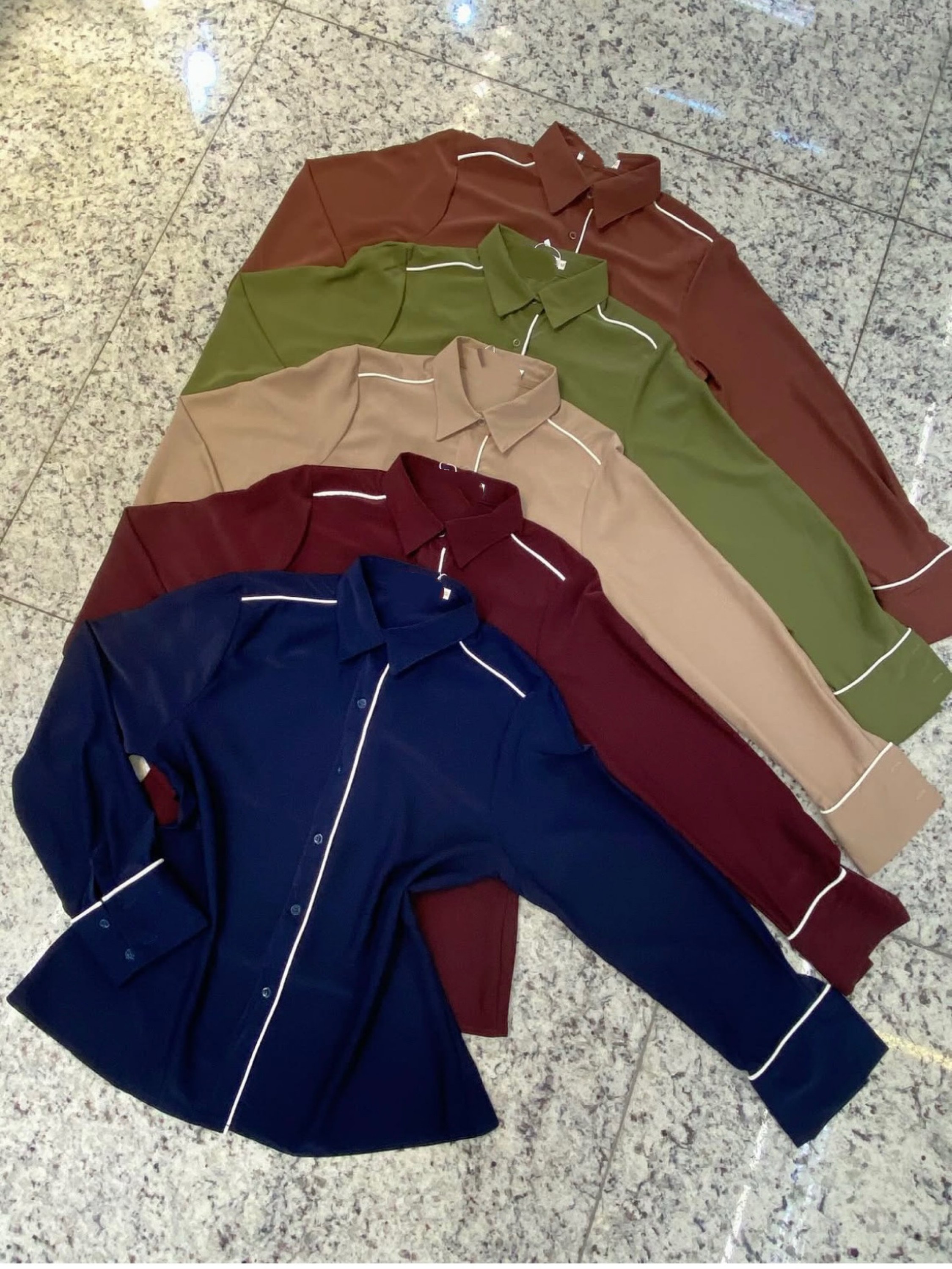 Camisa manga longa feminina   Enzo