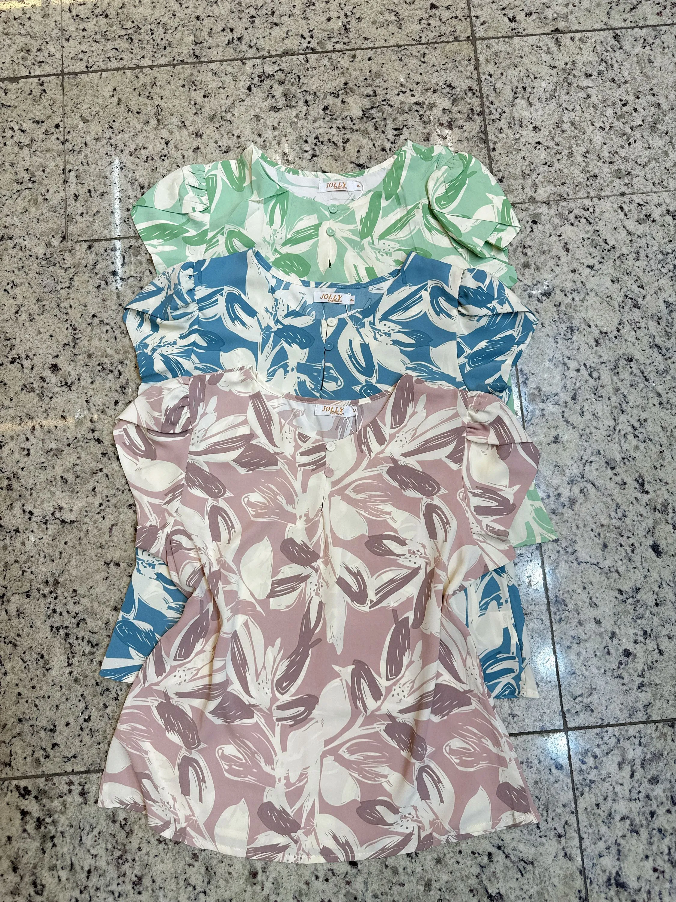Blusa tecido poliéster   Enzo
