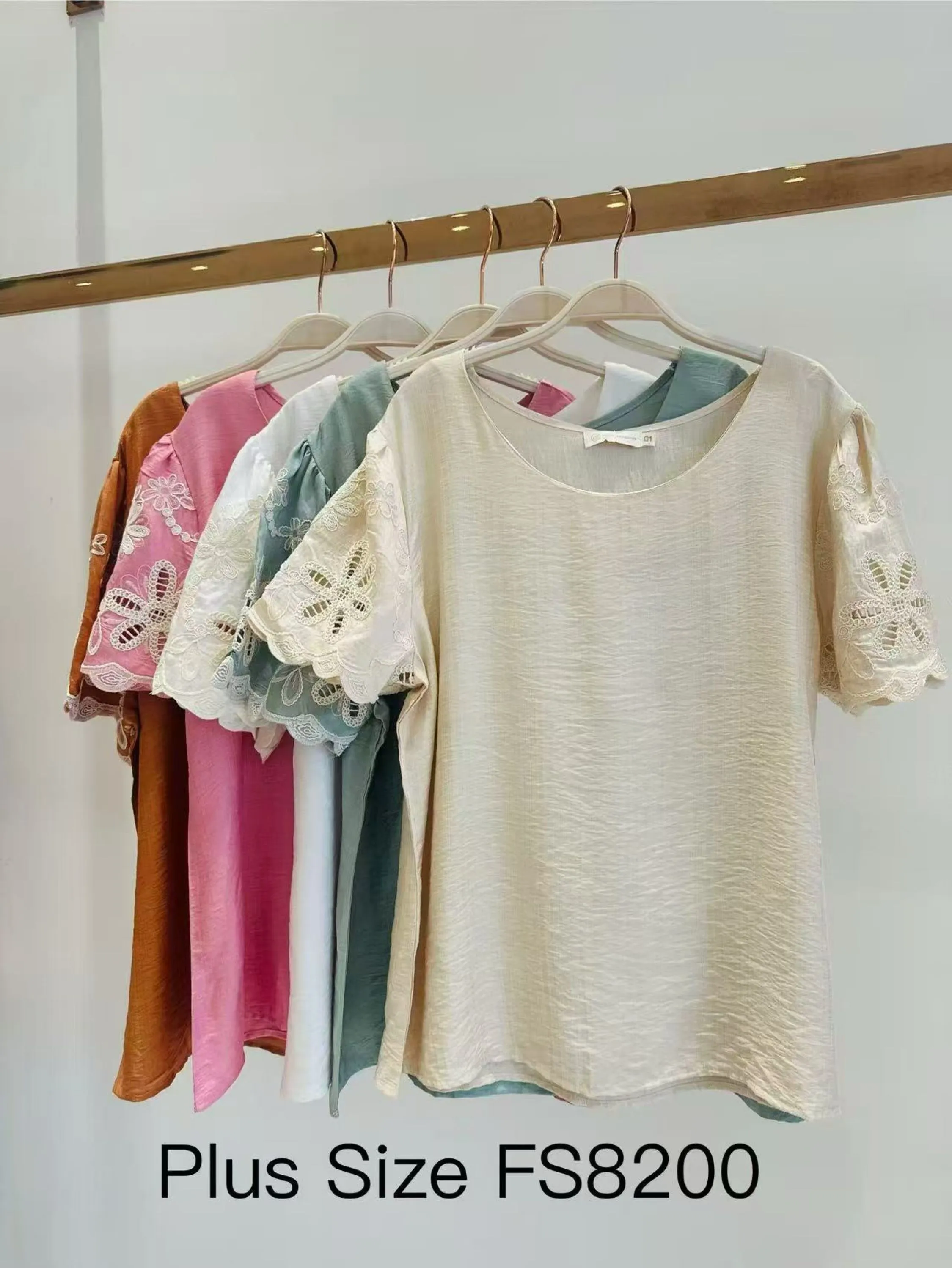 Blusa mang bordado g1 g2 g3 g4  Enzo