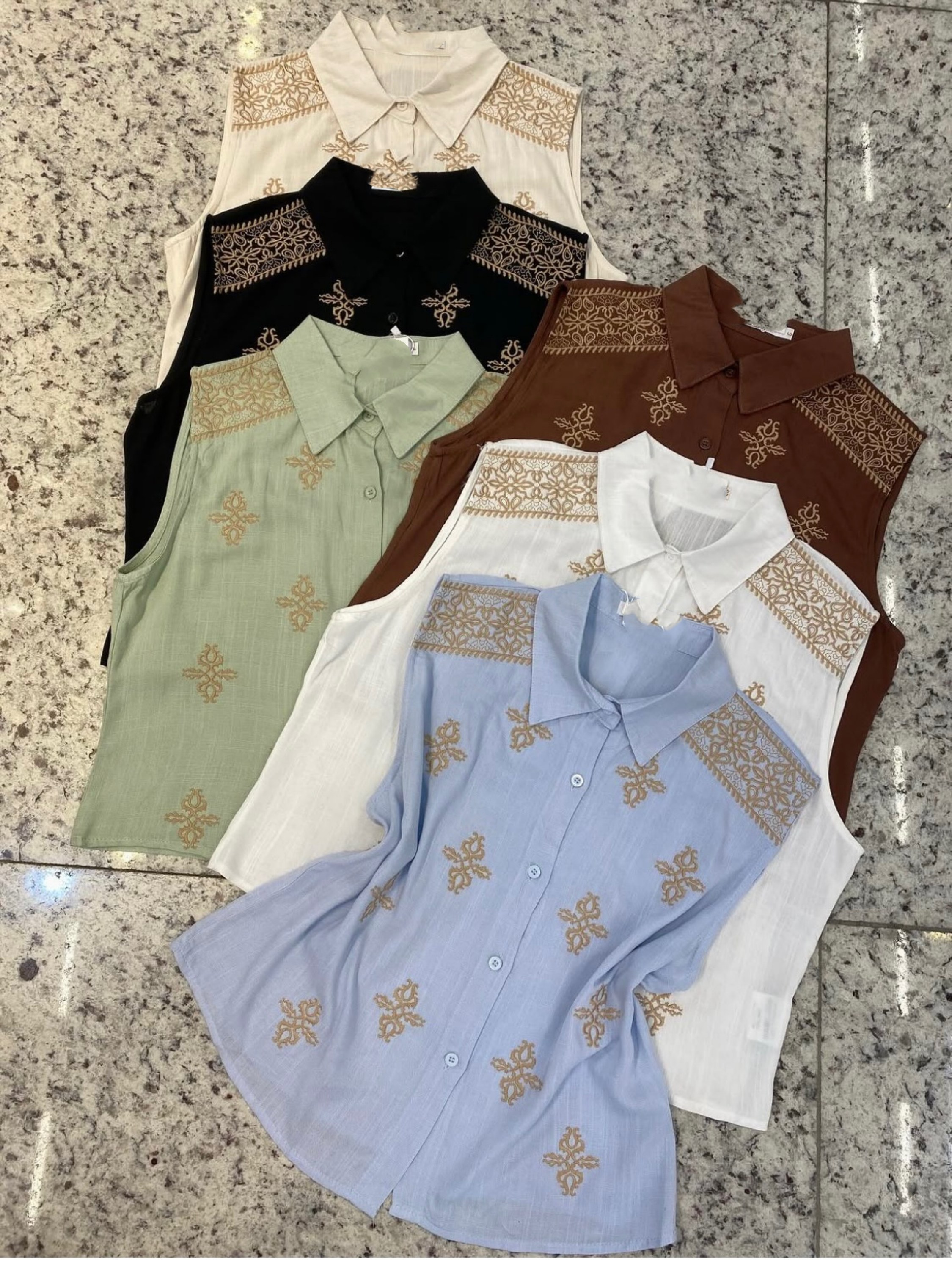 Blusa com bordado feminina    Enzo