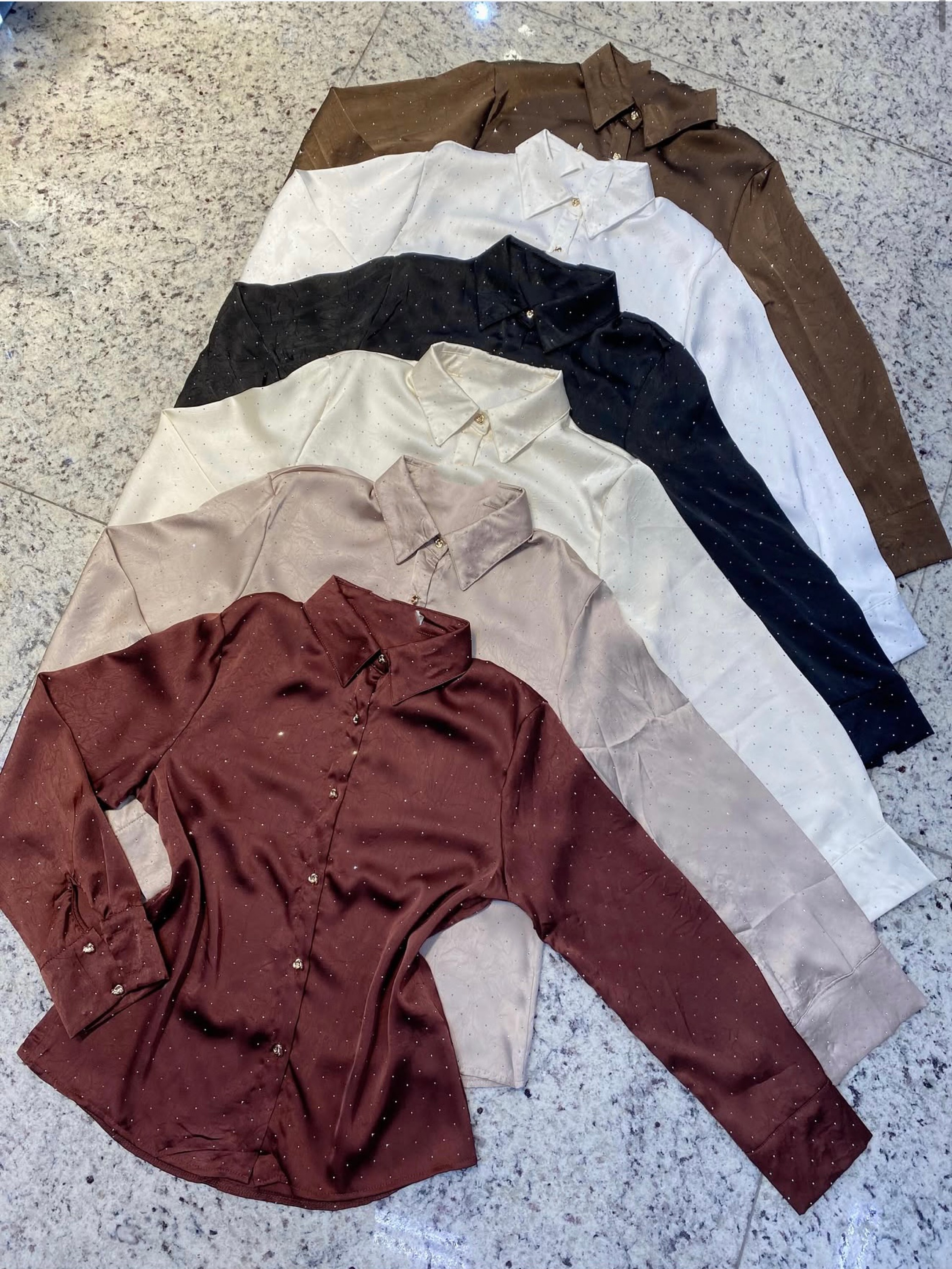 Camisa manga longa feminina Enzo
