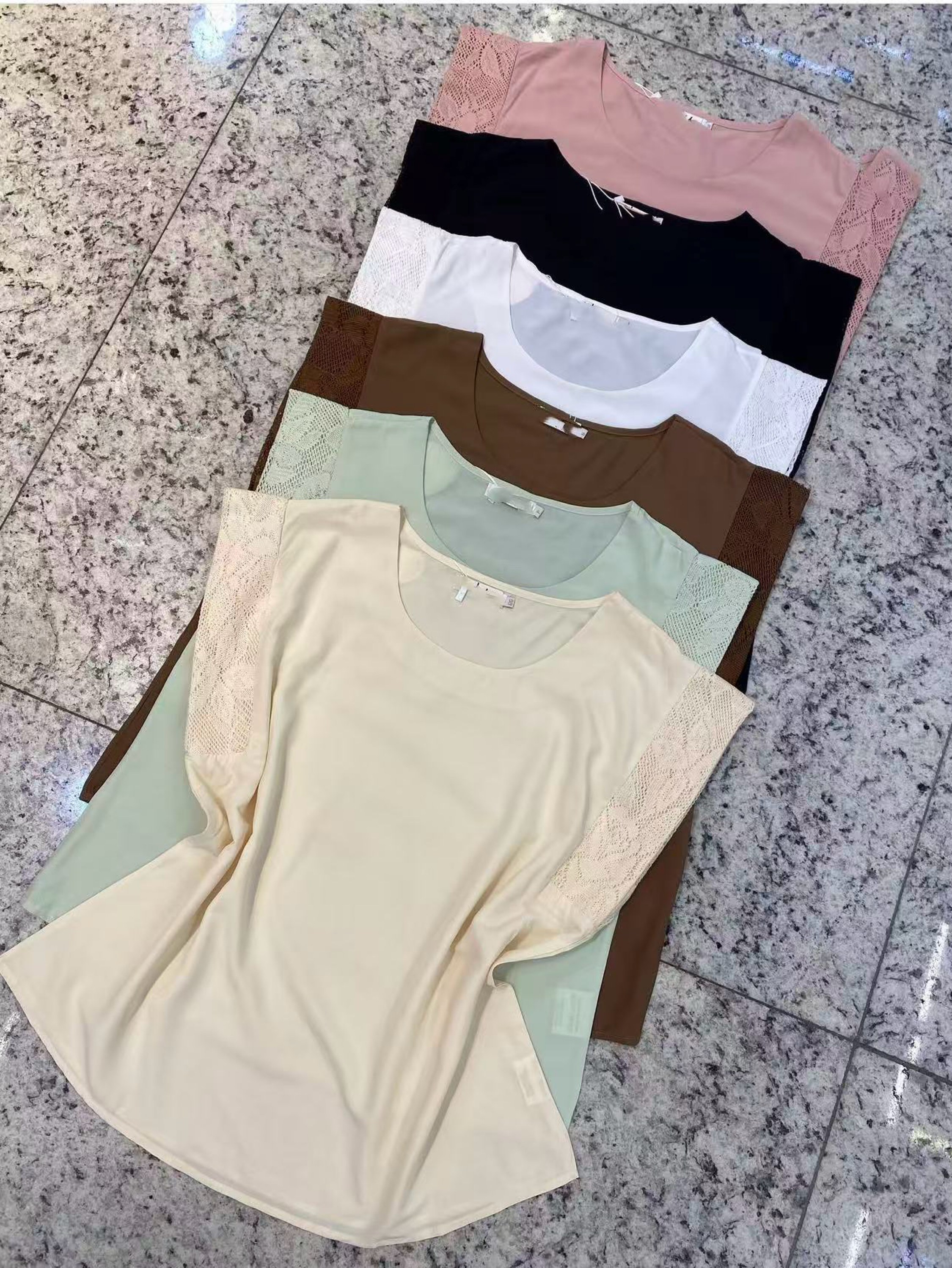 Blusa manga curta feminina    Enzo