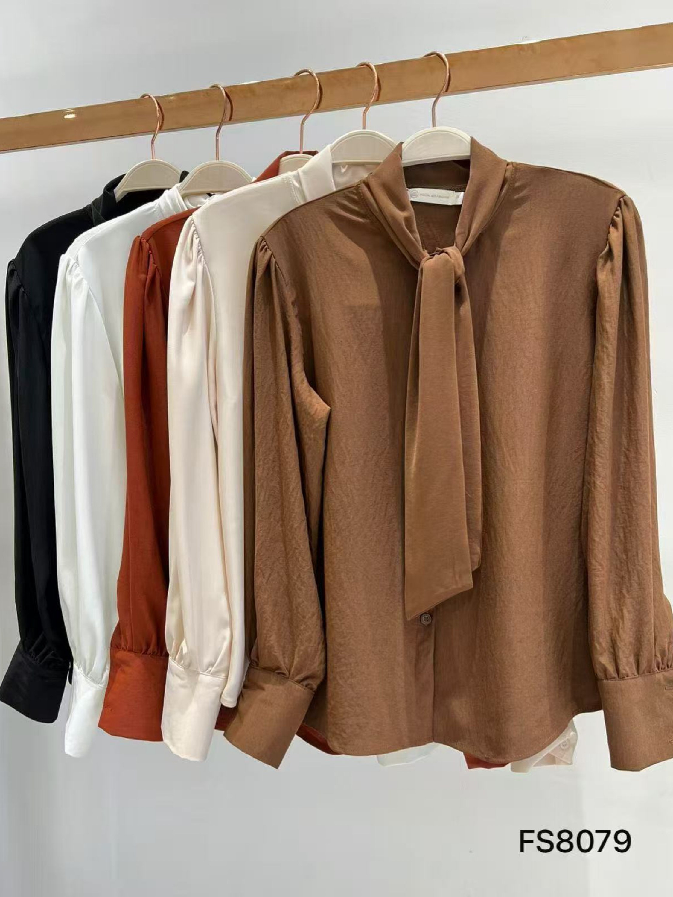 Camisa com amarração na cintura feminina Enzo