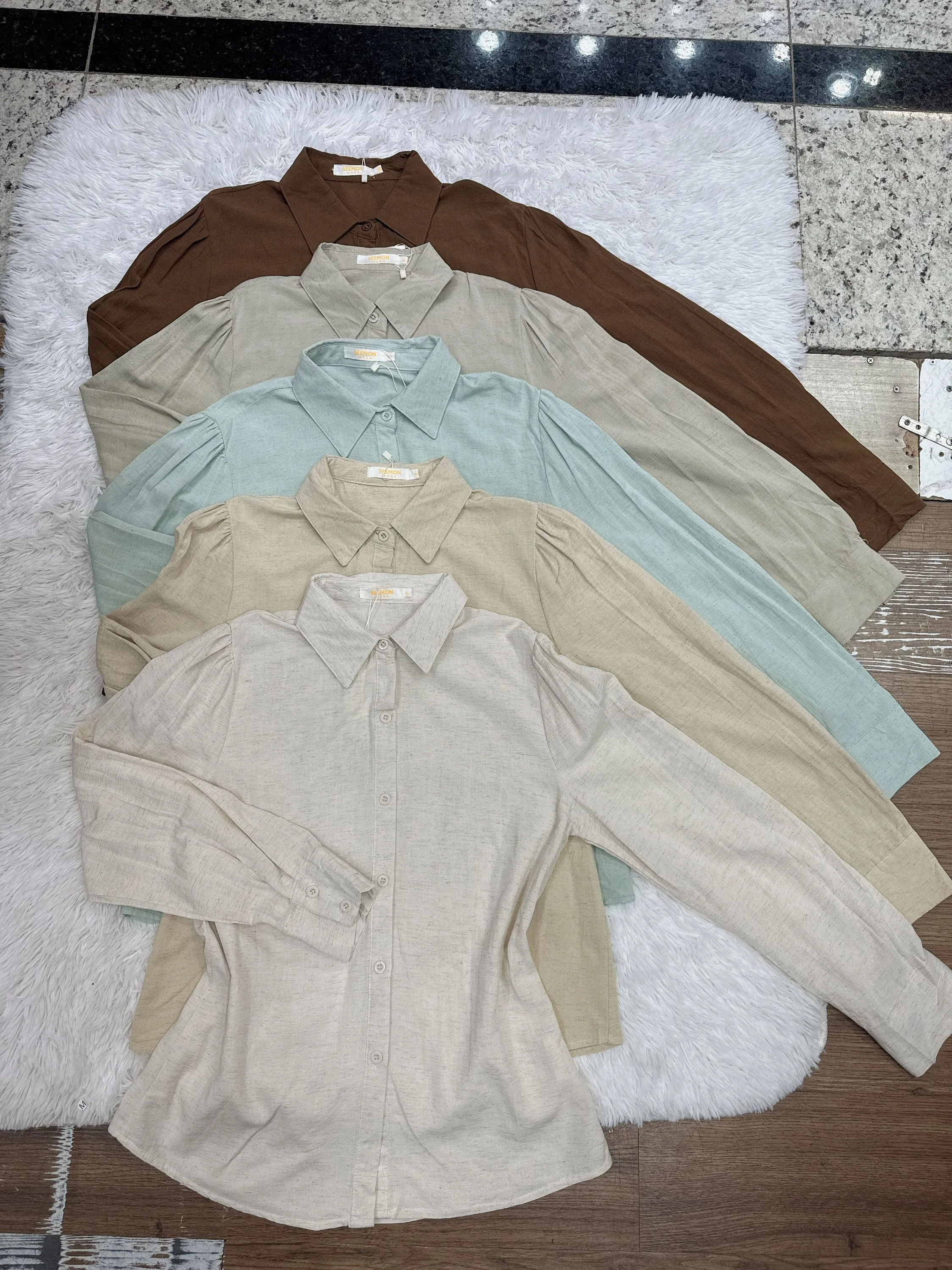 Camisa manga longa feminina  Enzo