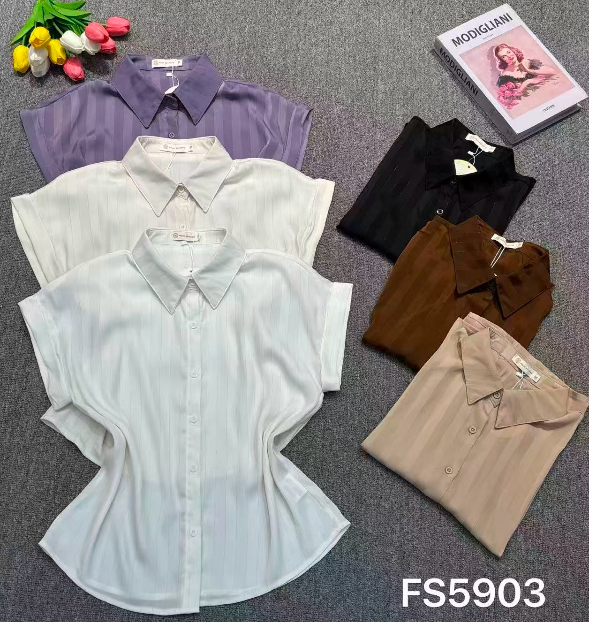 Camisa manga curta feminina    Enzo