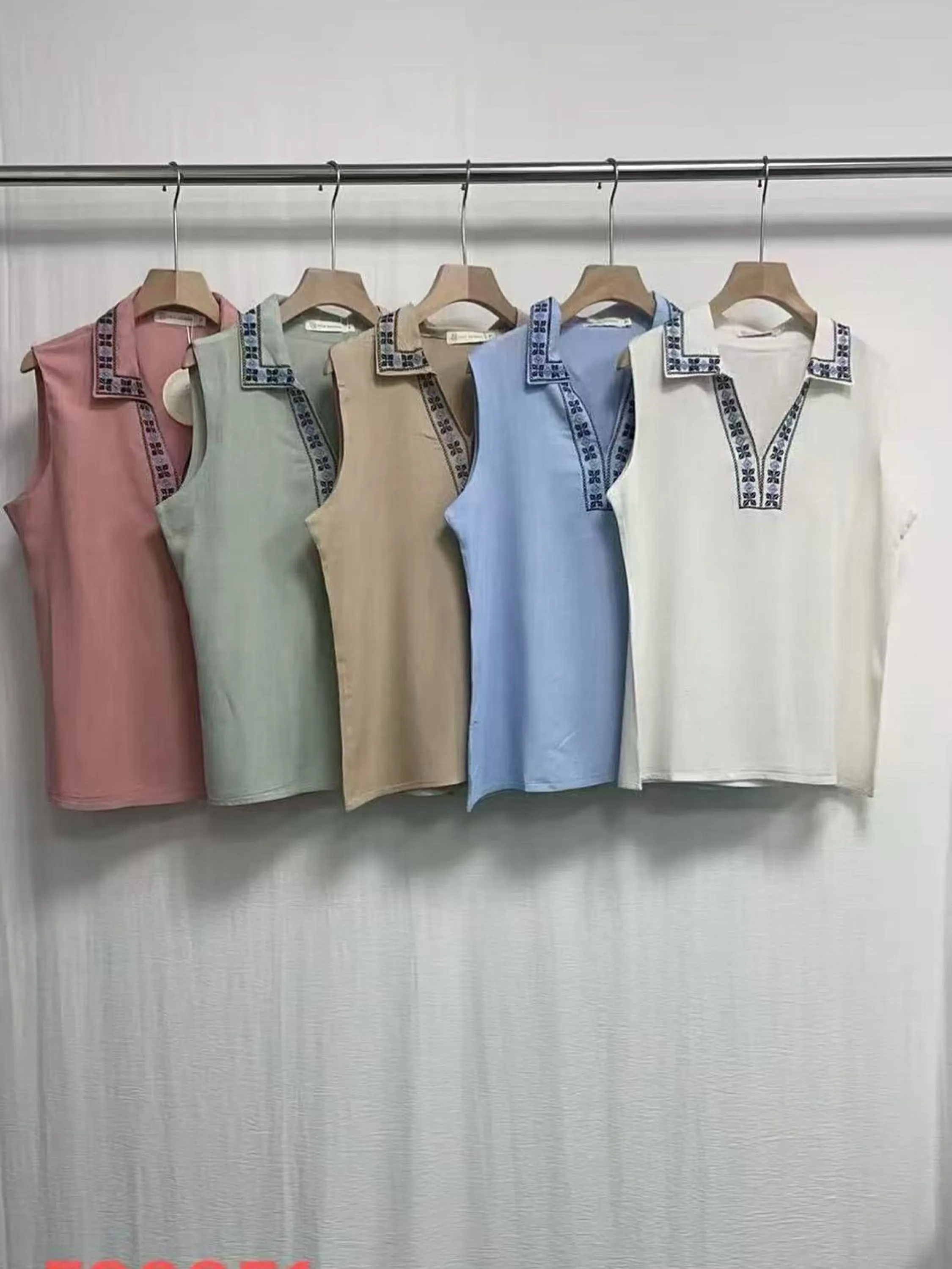 Blusa sem manga feminina   Enzo