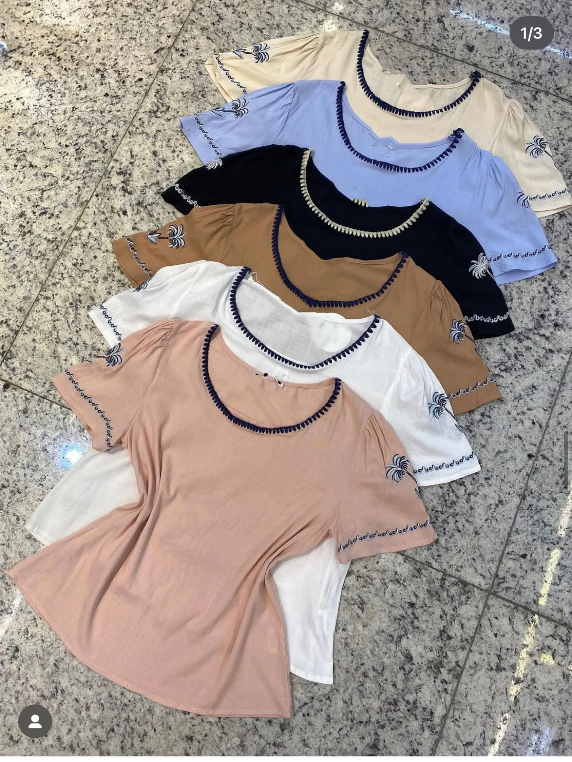 Blusa com bordado feminina Enzo