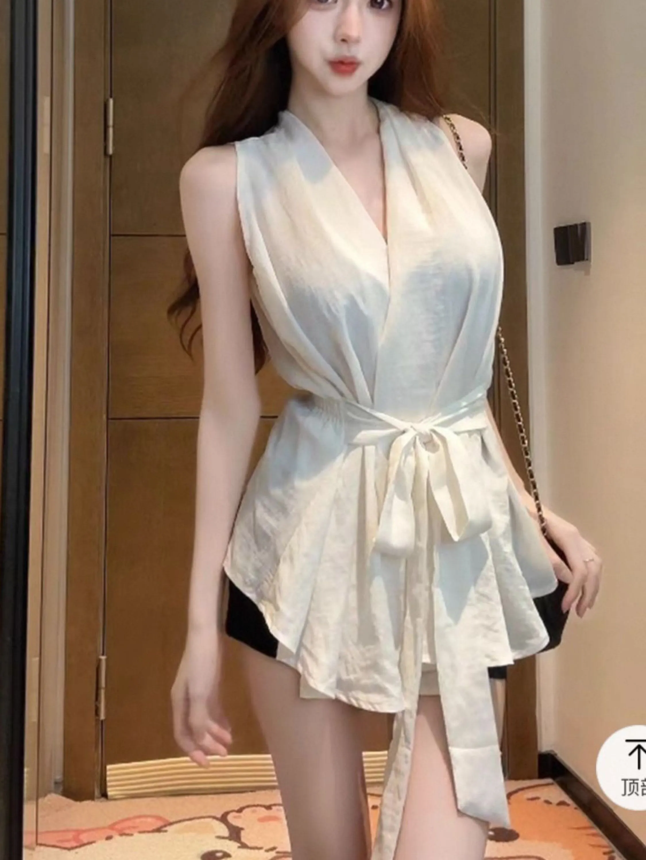 CZK014 Blusa tecido marrant