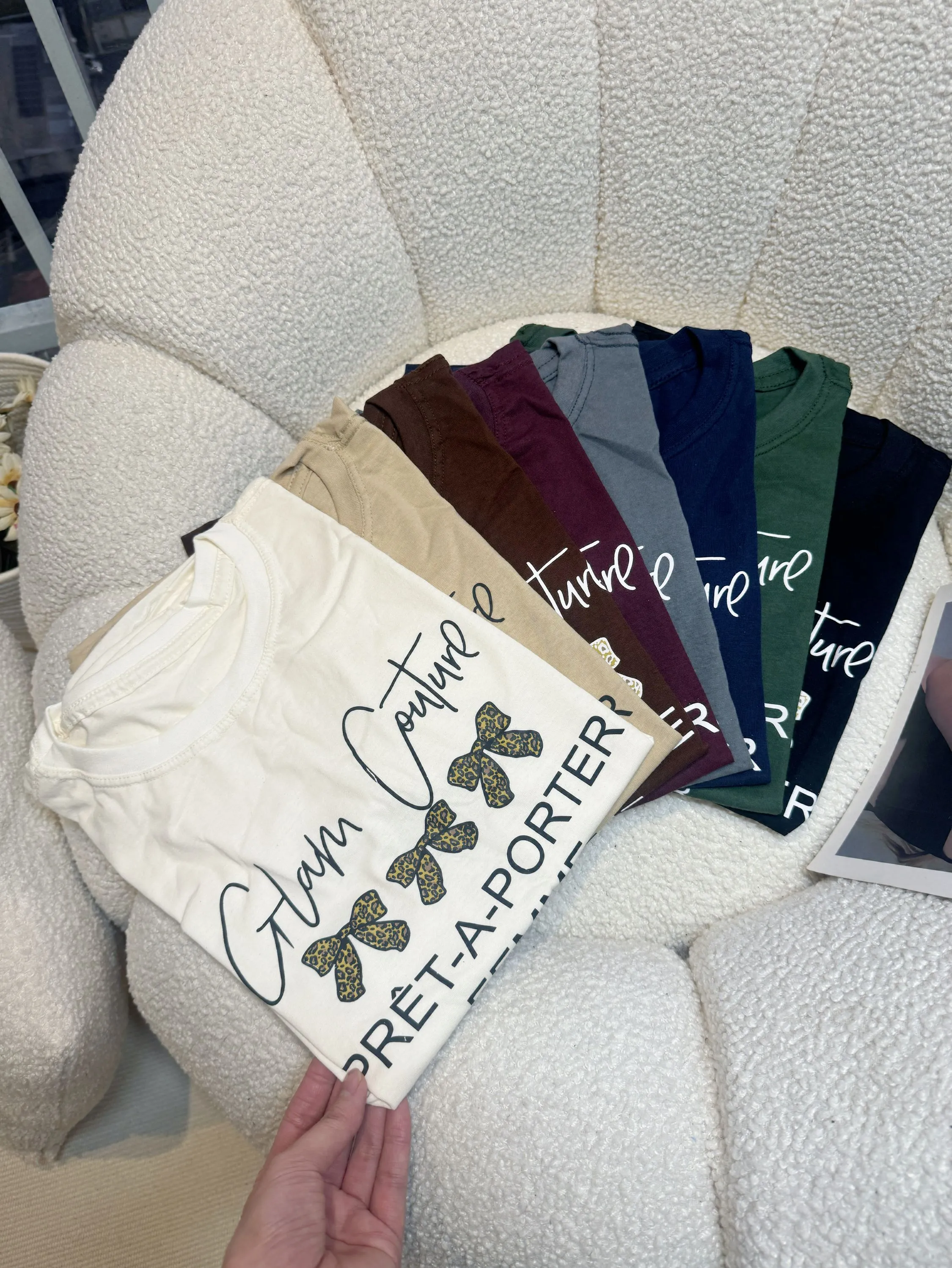 T-shirts camiseta gola ribana 100% algodão