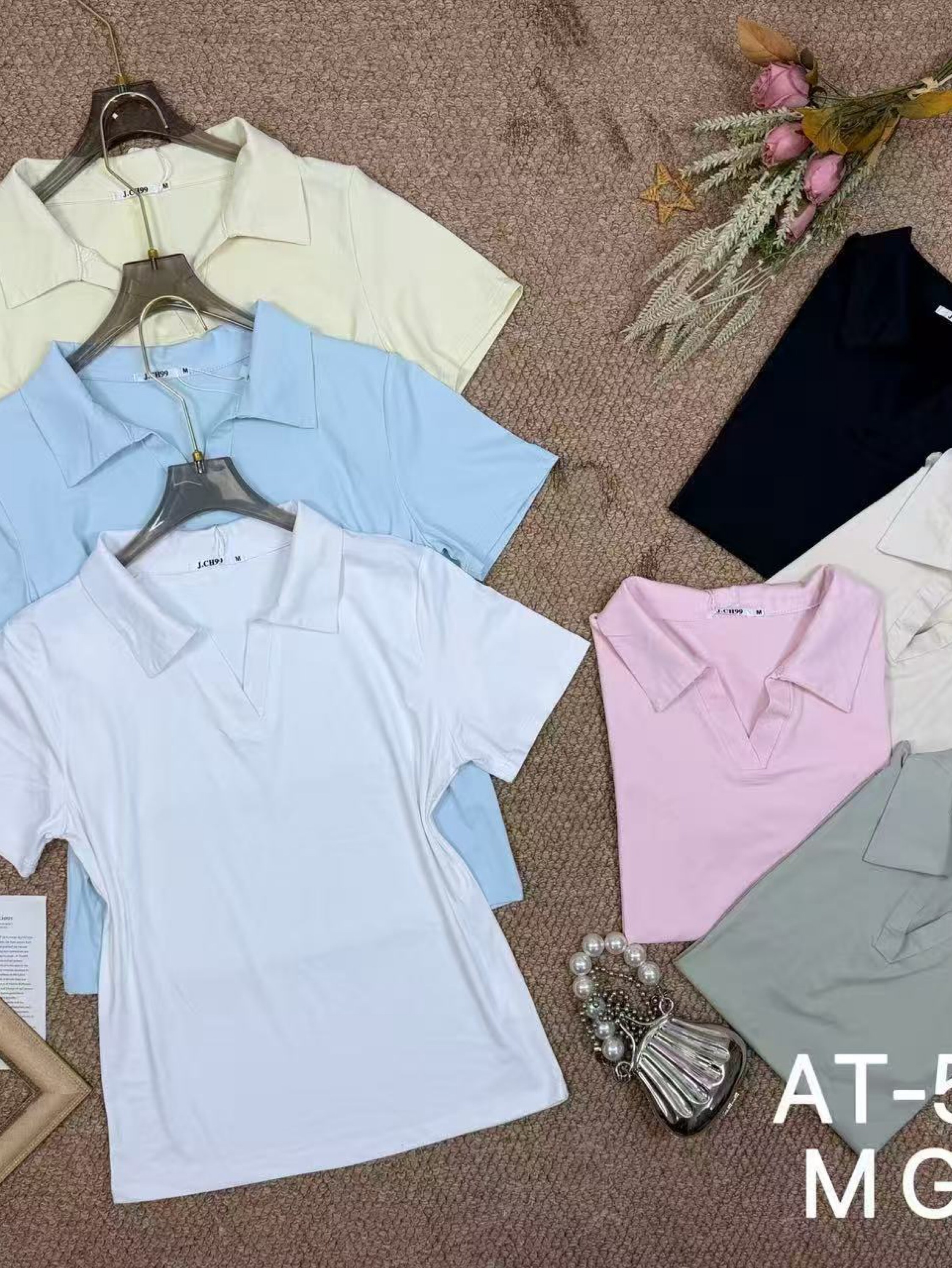 Camiseta polo cores claras para o dia a dia