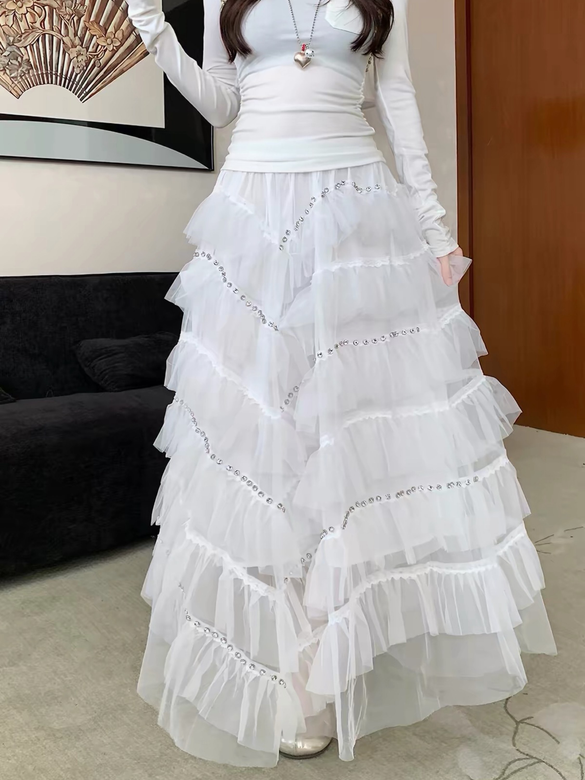 Saia tule tendência para fotos, sucesso de vendas 🔥