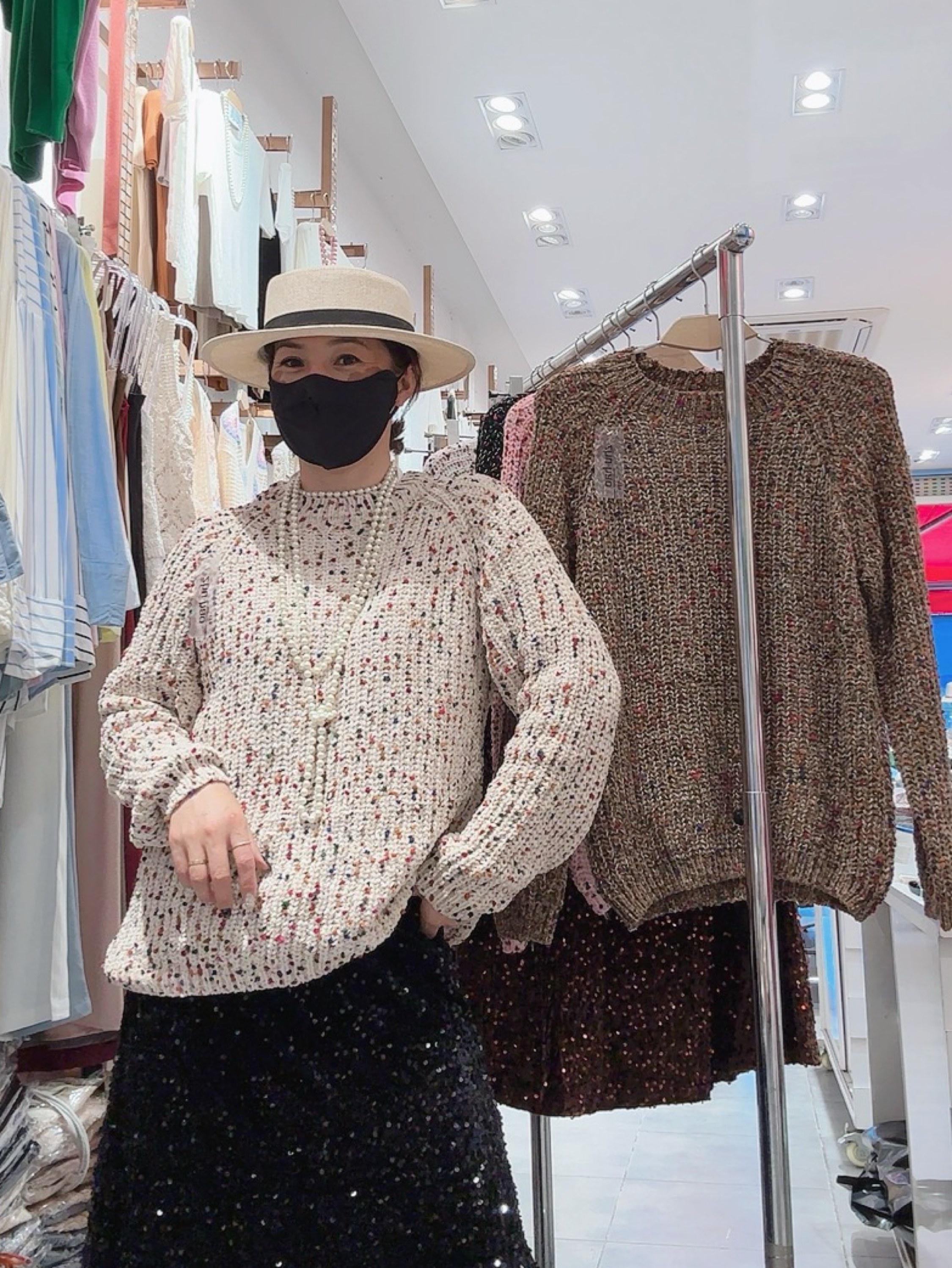 Novo chenille de inverno