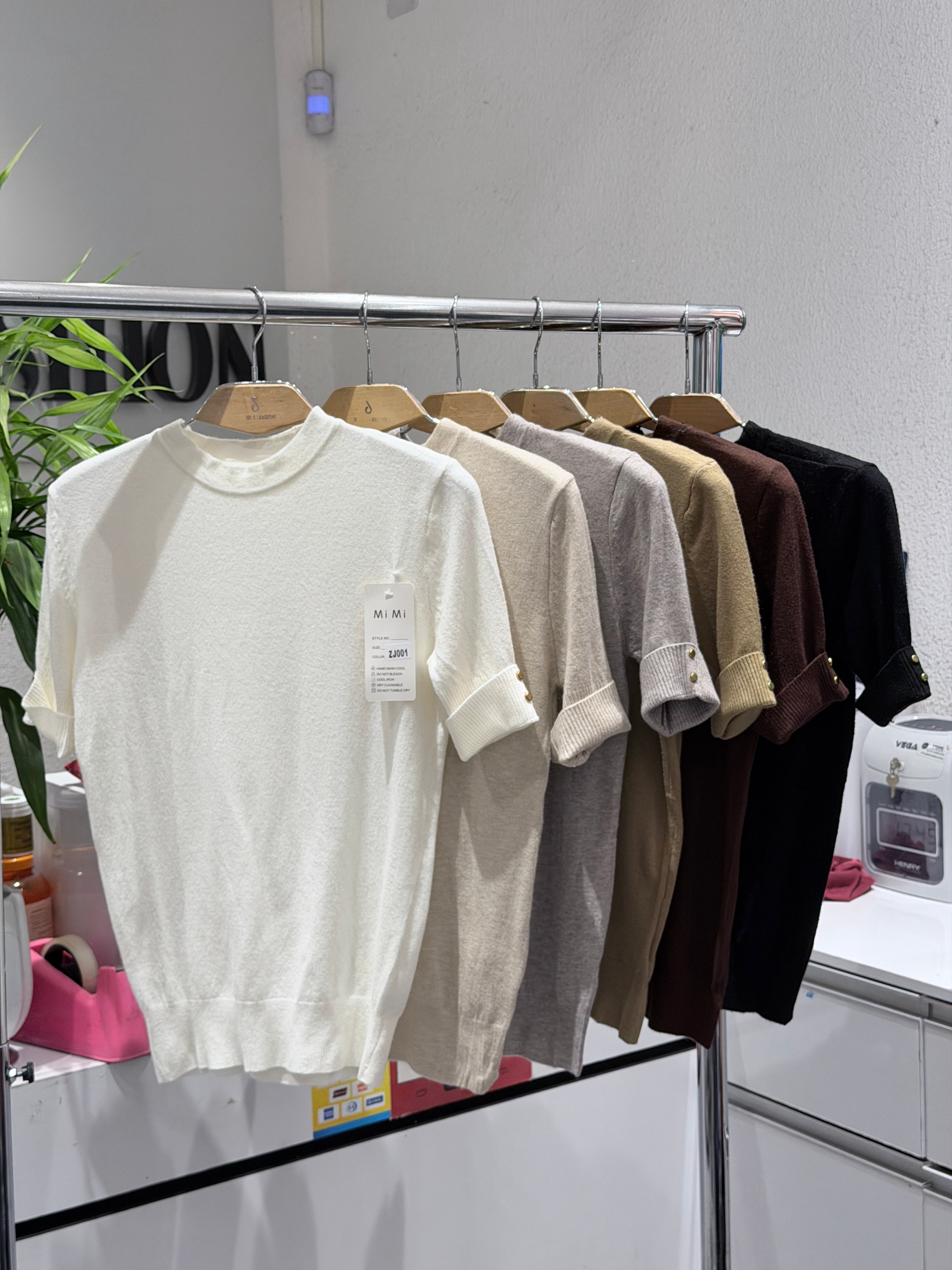Blusa motal de manga curta