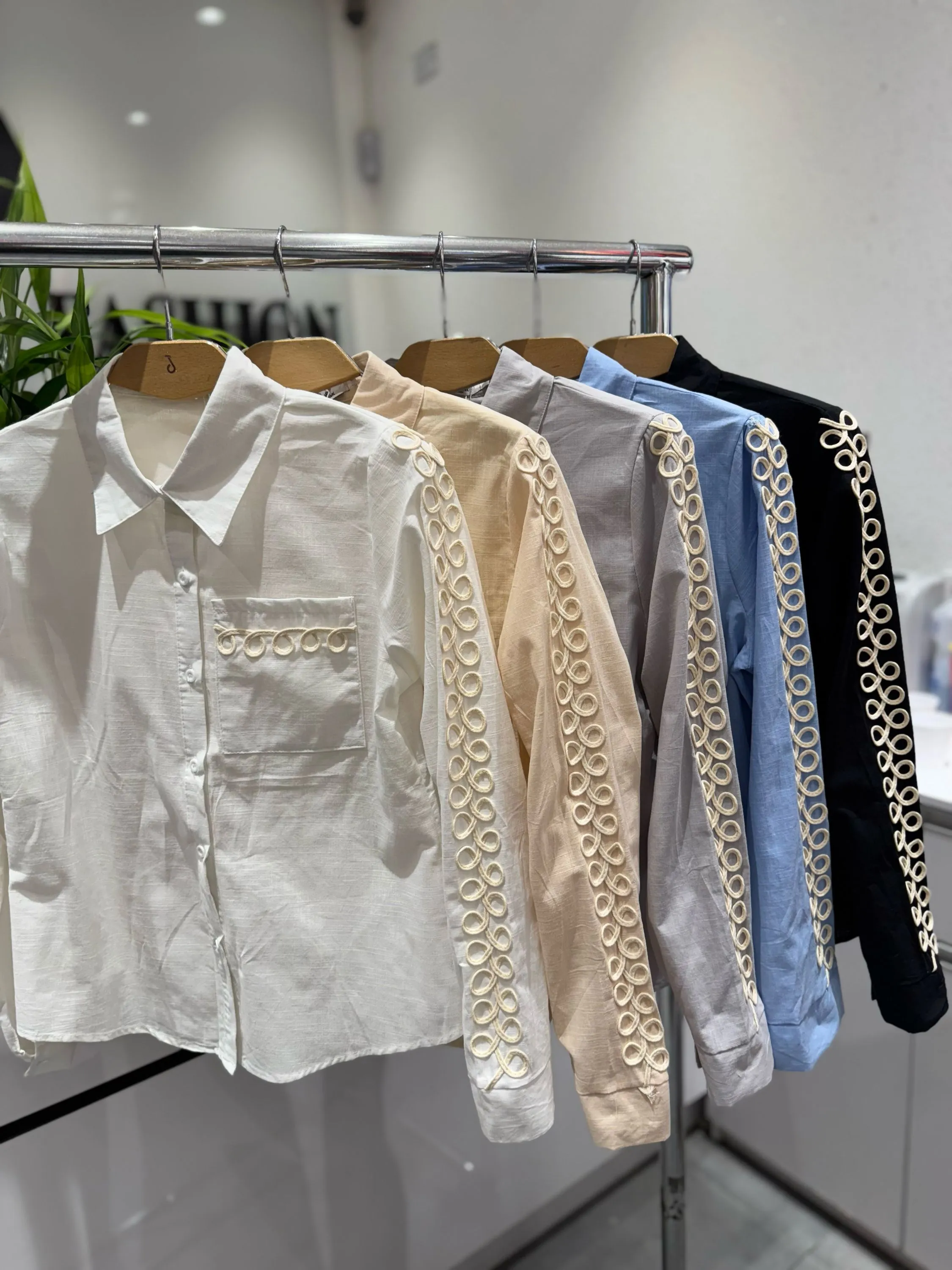 Novidades de camisas bodado