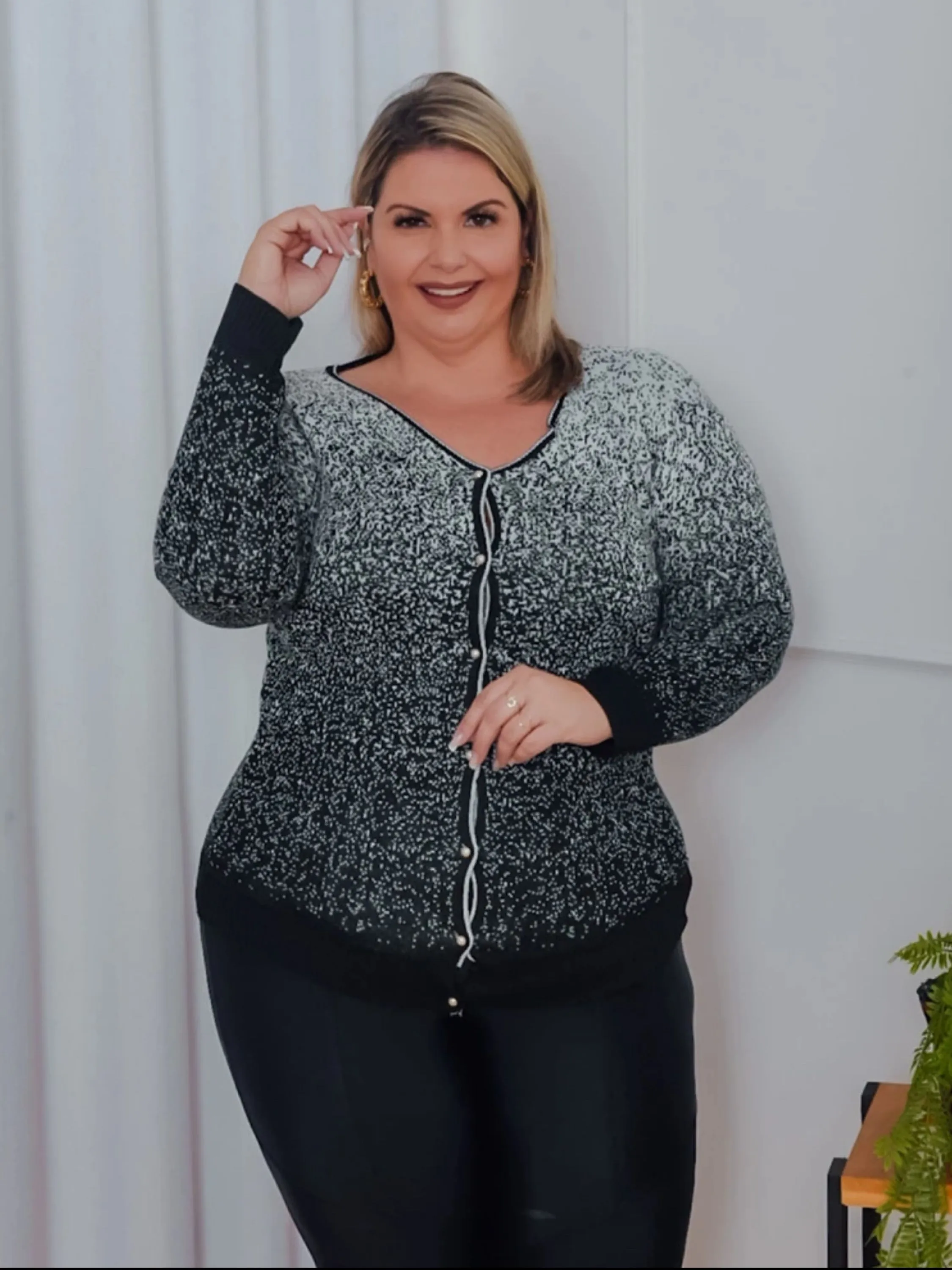 Plus size de tricô