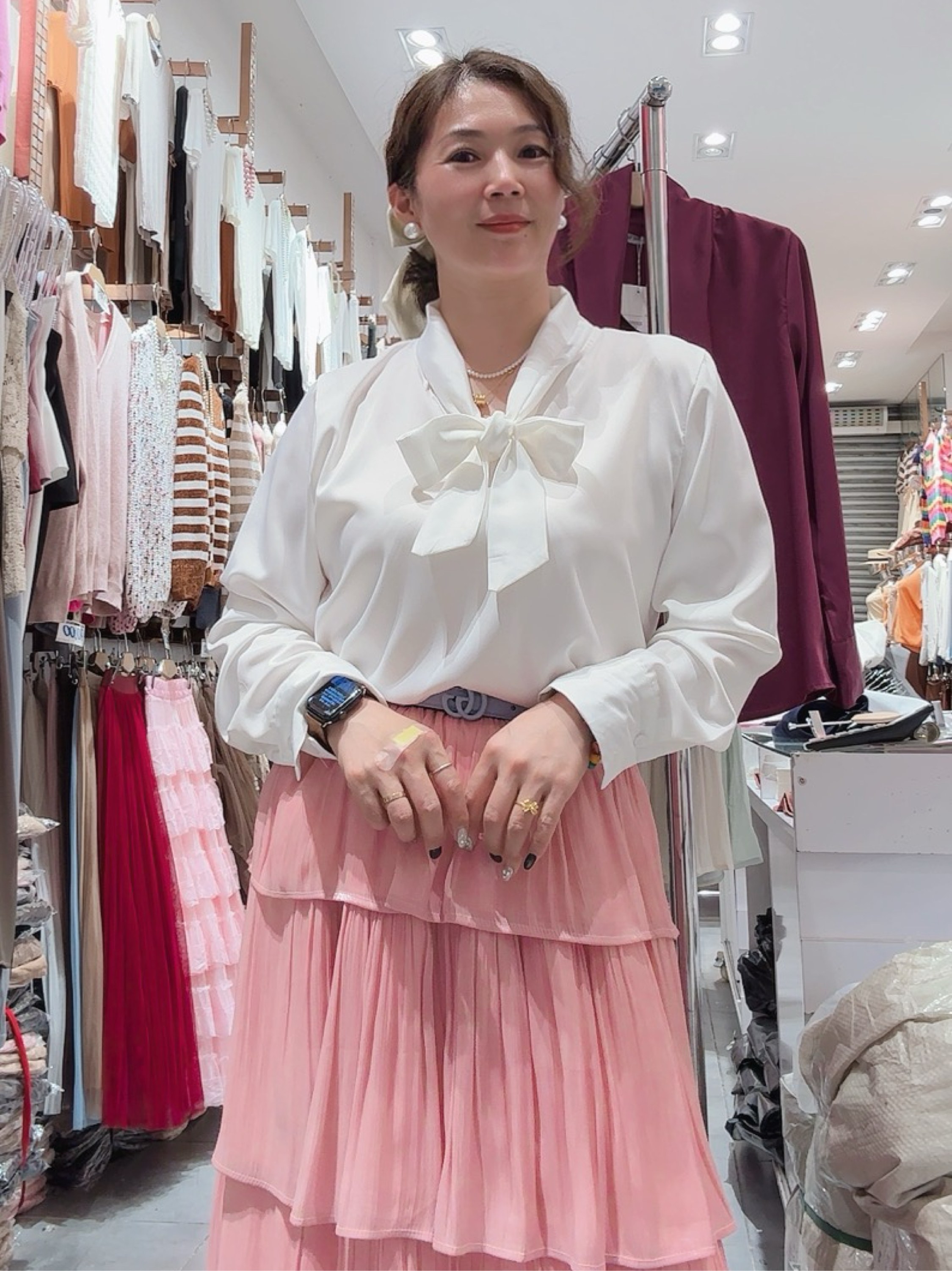 Camisa com laço 🎀