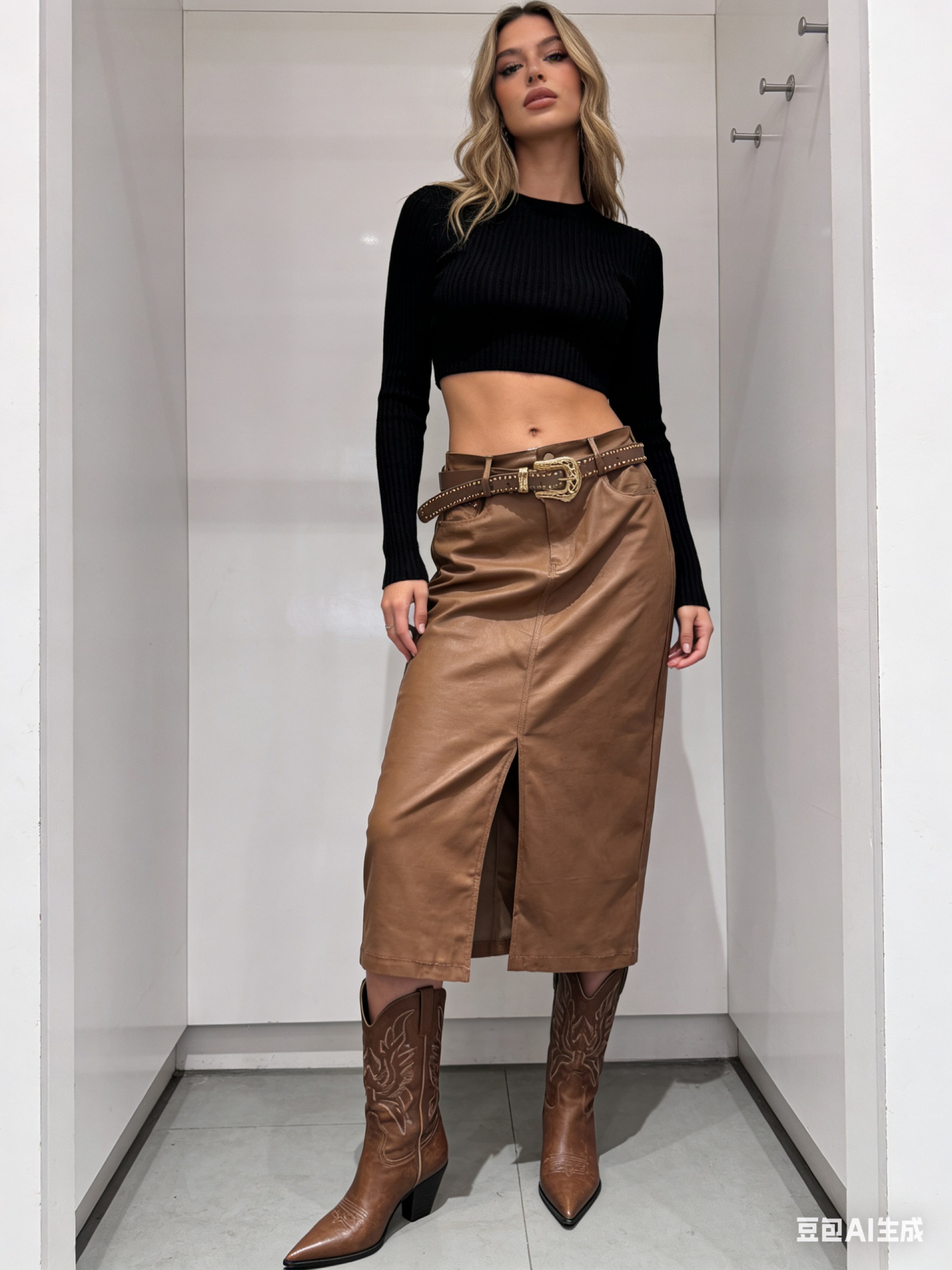 Saia resinado com cinto MIDI