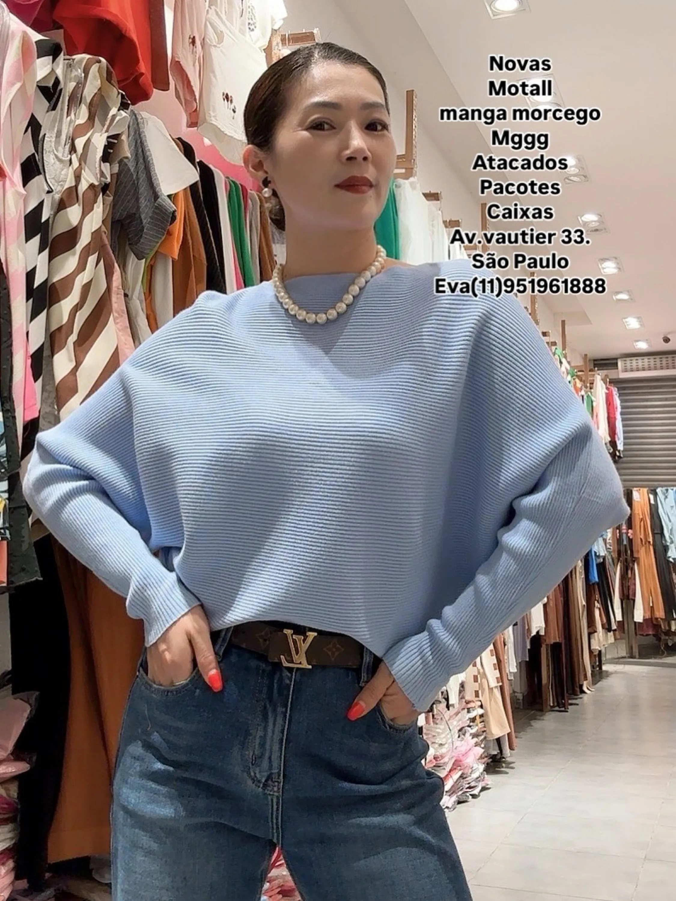 Novas blusas de modal manga morcego