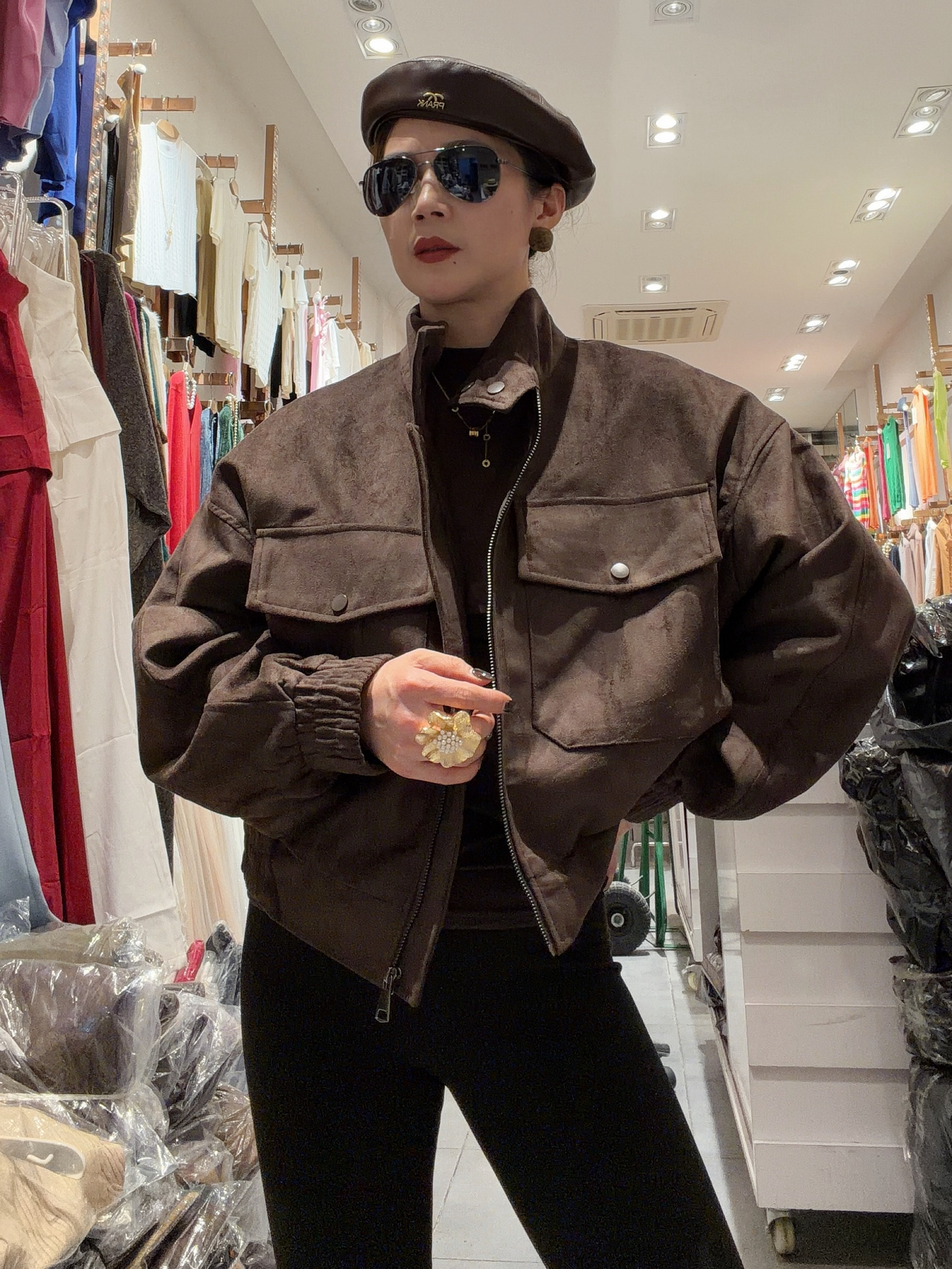 Jaqueta de camurça, mesmo estilo da Zara!