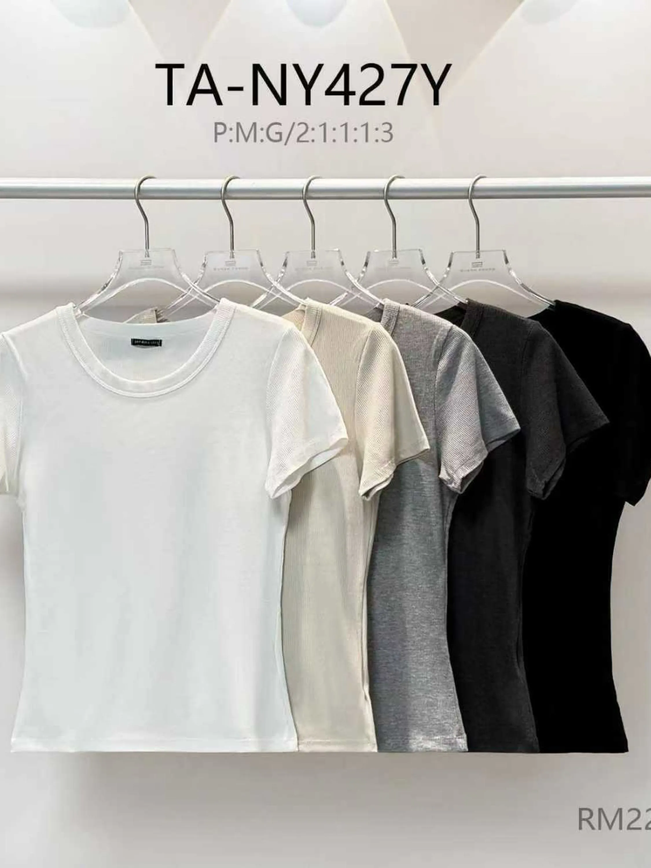 Lançamento de camiseta gola redonda