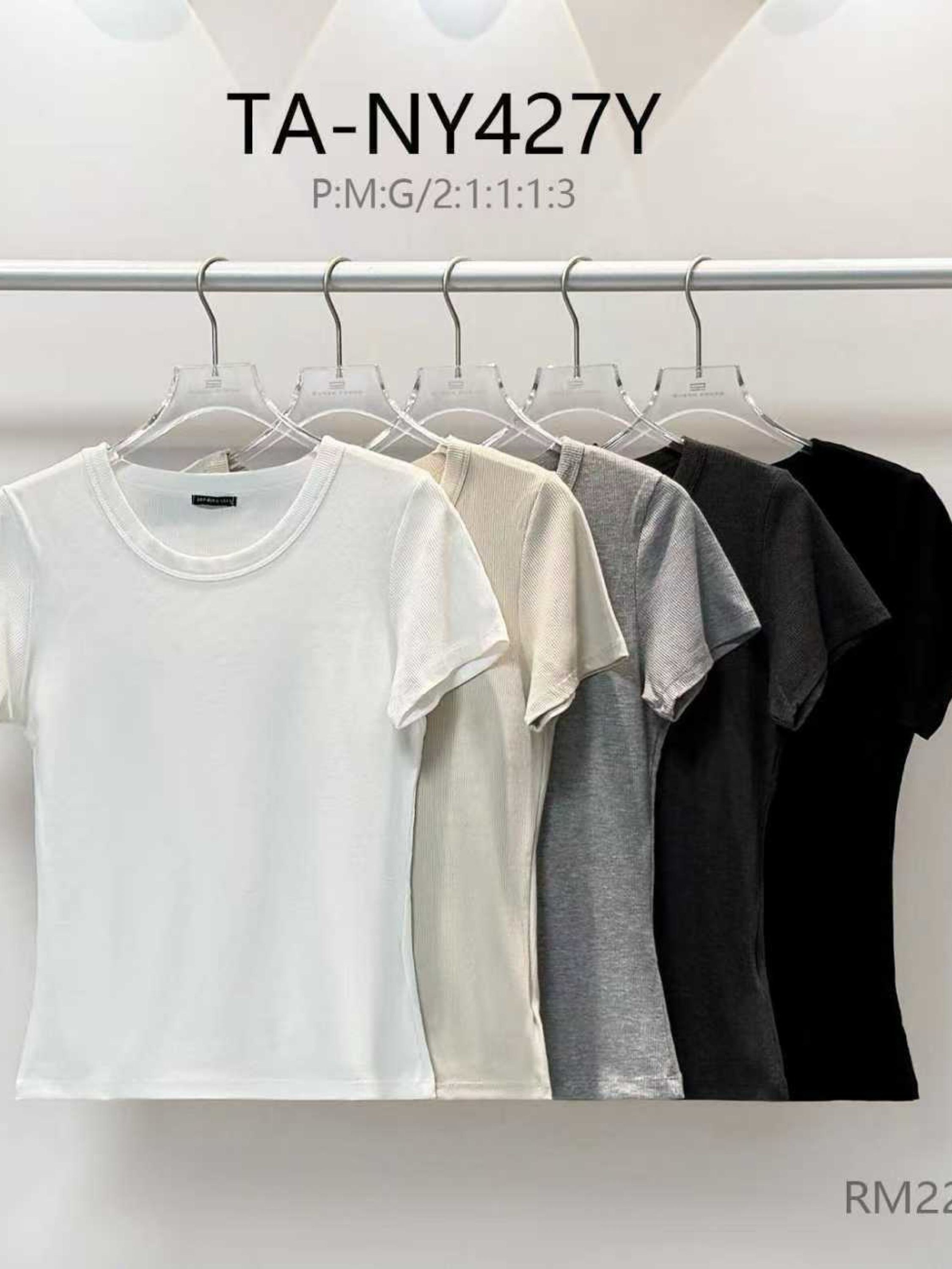 Lançamento de camiseta gola redonda