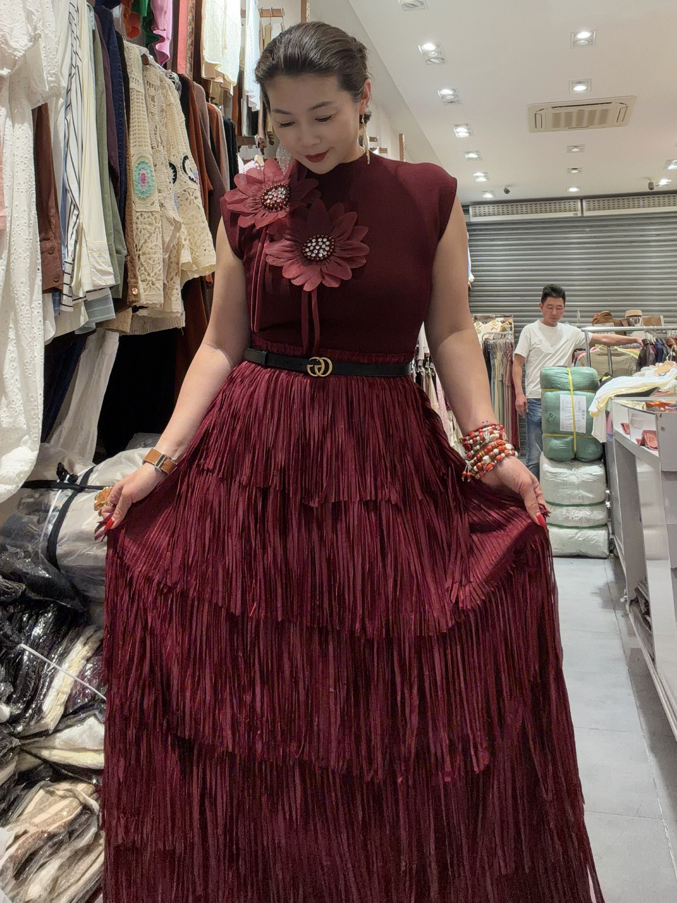 Blusa de motal com flores 🌺 3D