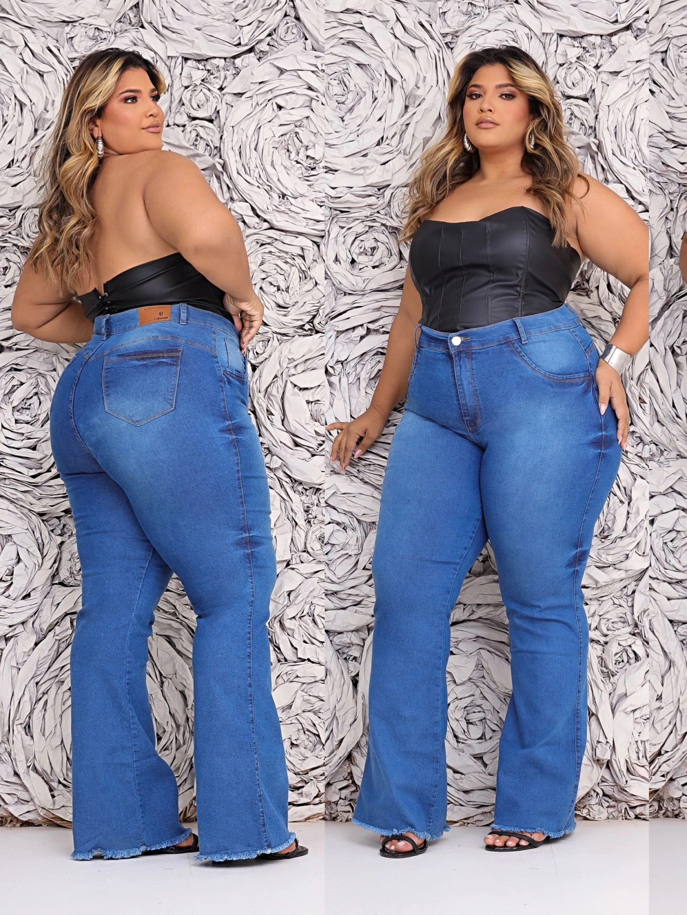 Calça fler plus size