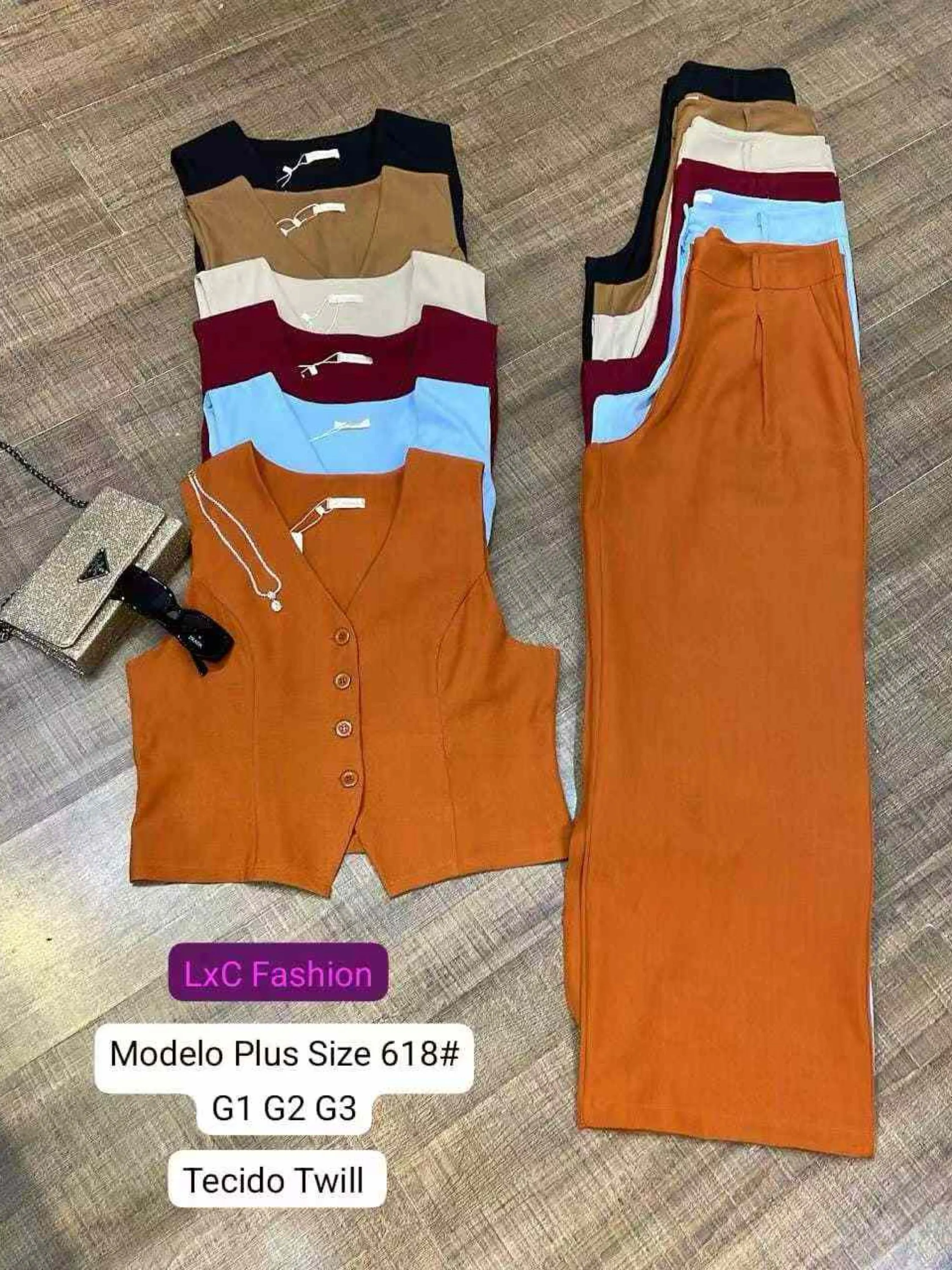Conjunto #618 twill moda feminina