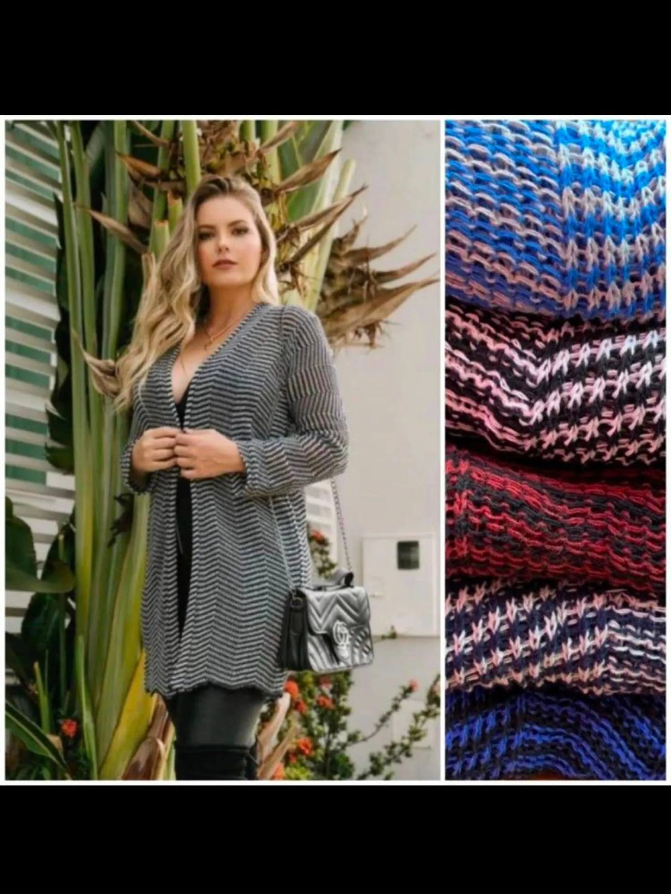 Cardigan promoção Elisa linda moda