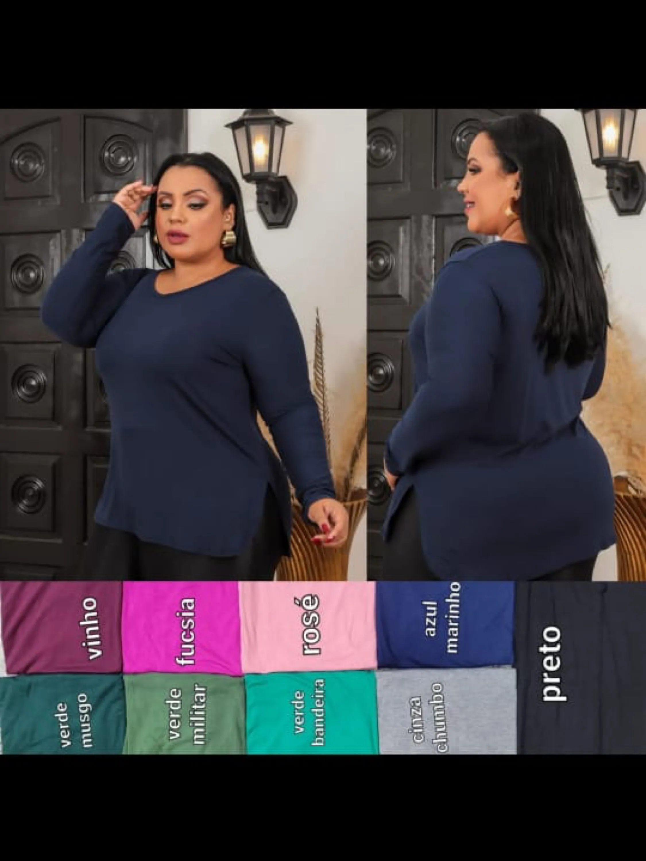 Plus size Elisa linda moda