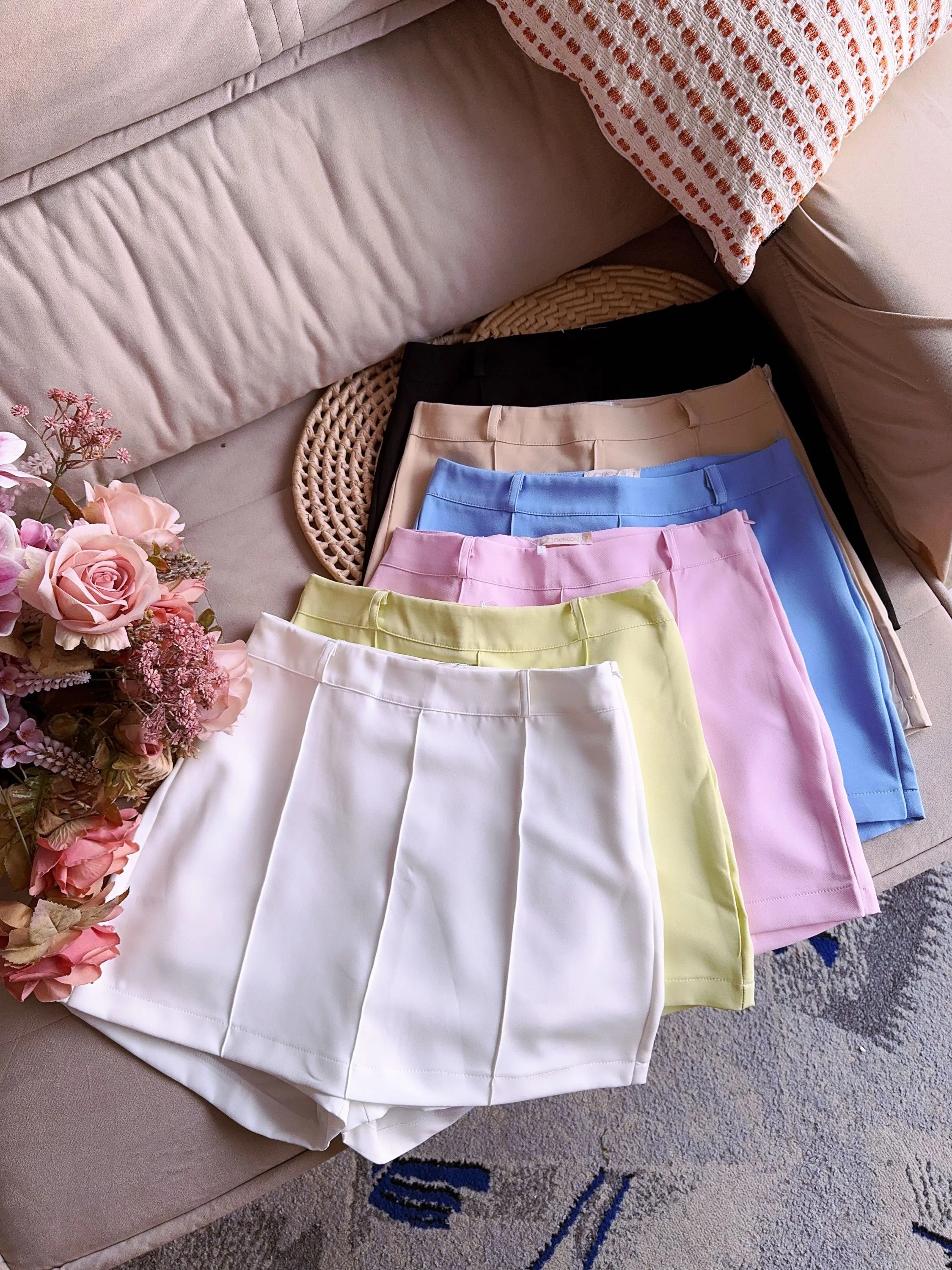 Short saia #496 alfaiataria  Elisa linda moda