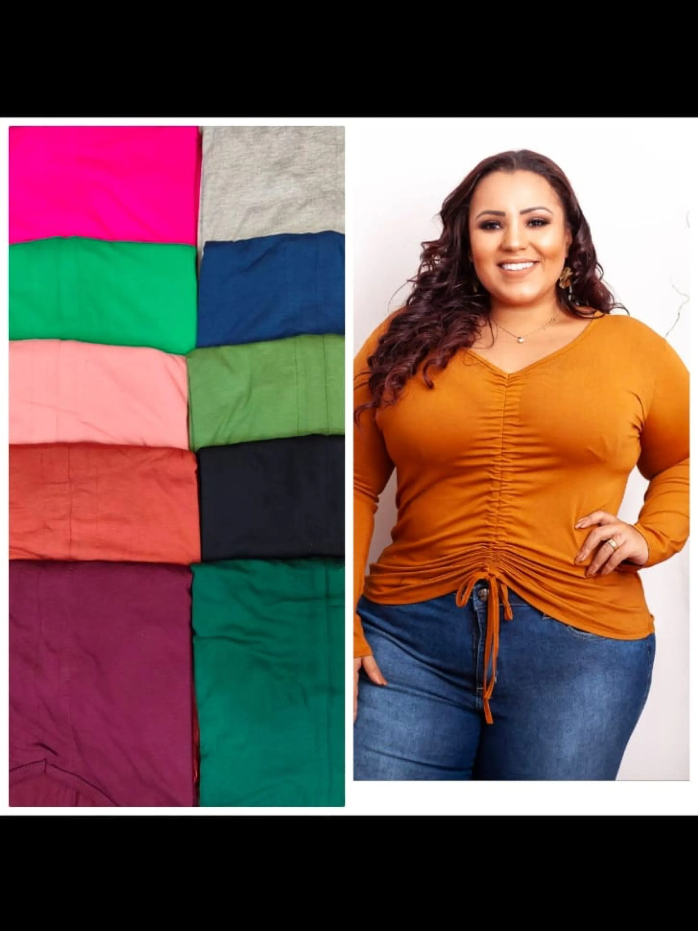 Plus size Elisa linda moda