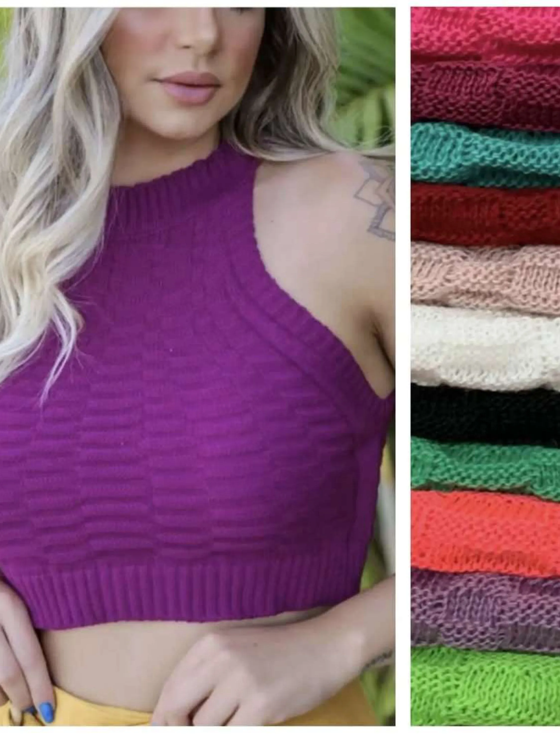 Cropped Elisa Linda moda