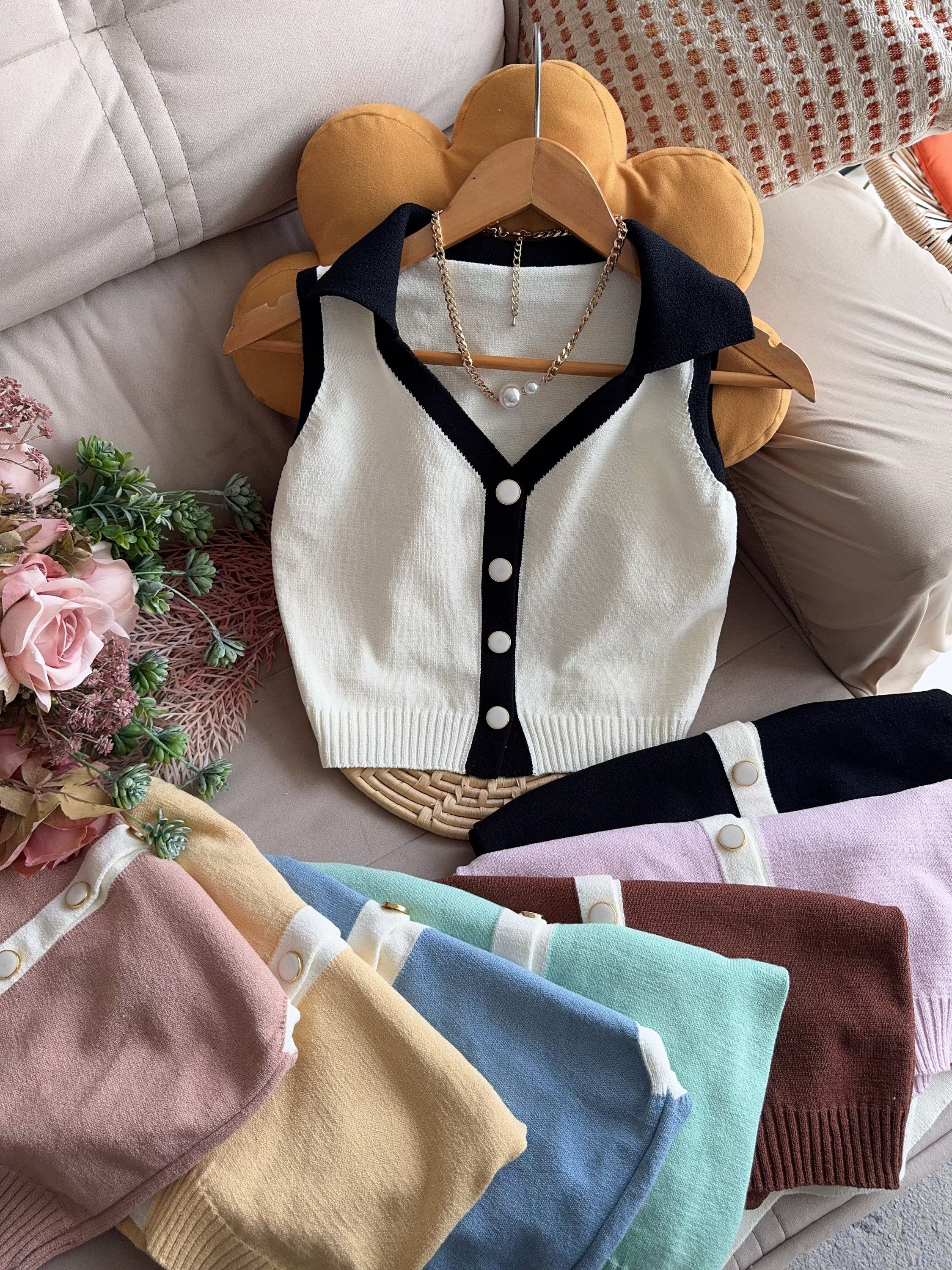 Colete modal Elisa linda moda