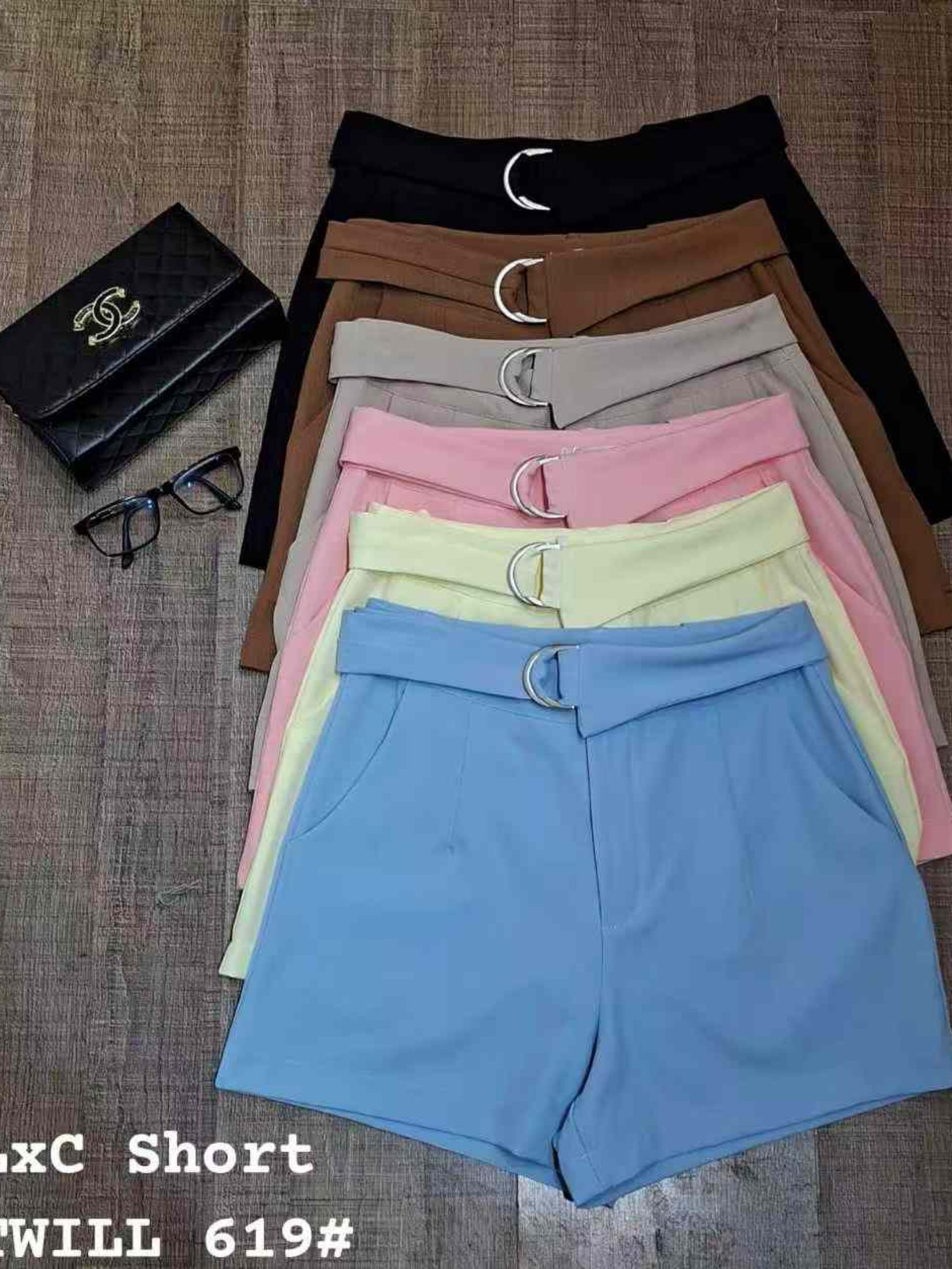 Shorts #619 twill moda feminina