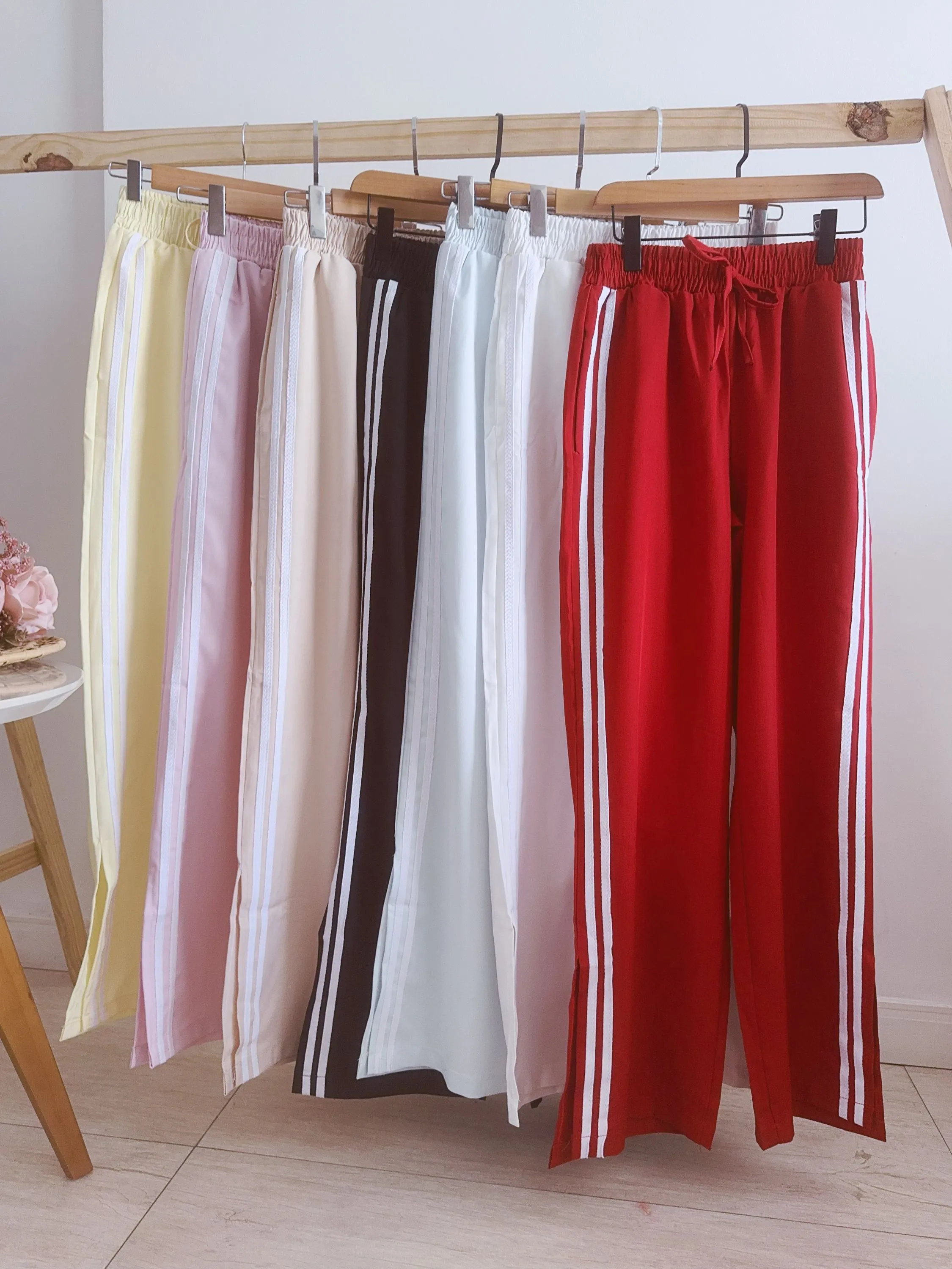 Calça twill Elisa linda moda