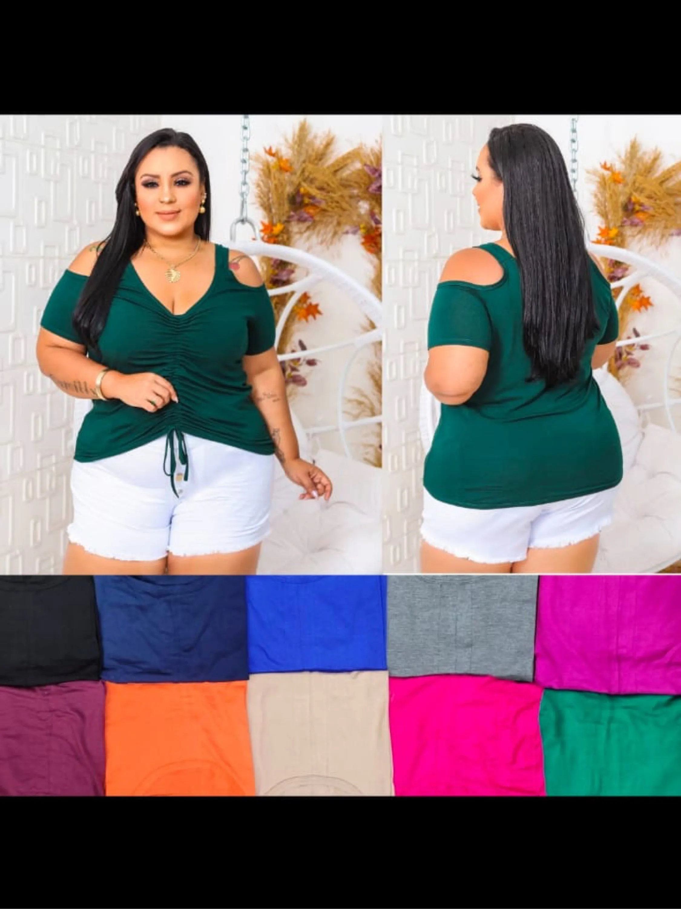 Plus size Elisa linda moda