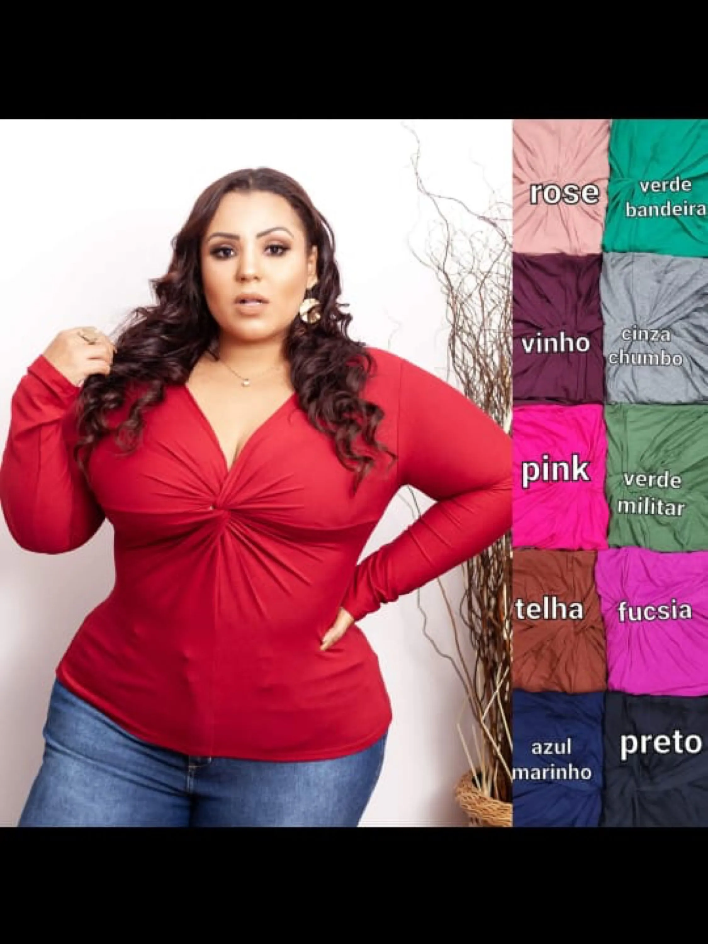 Plus size Elisa linda moda