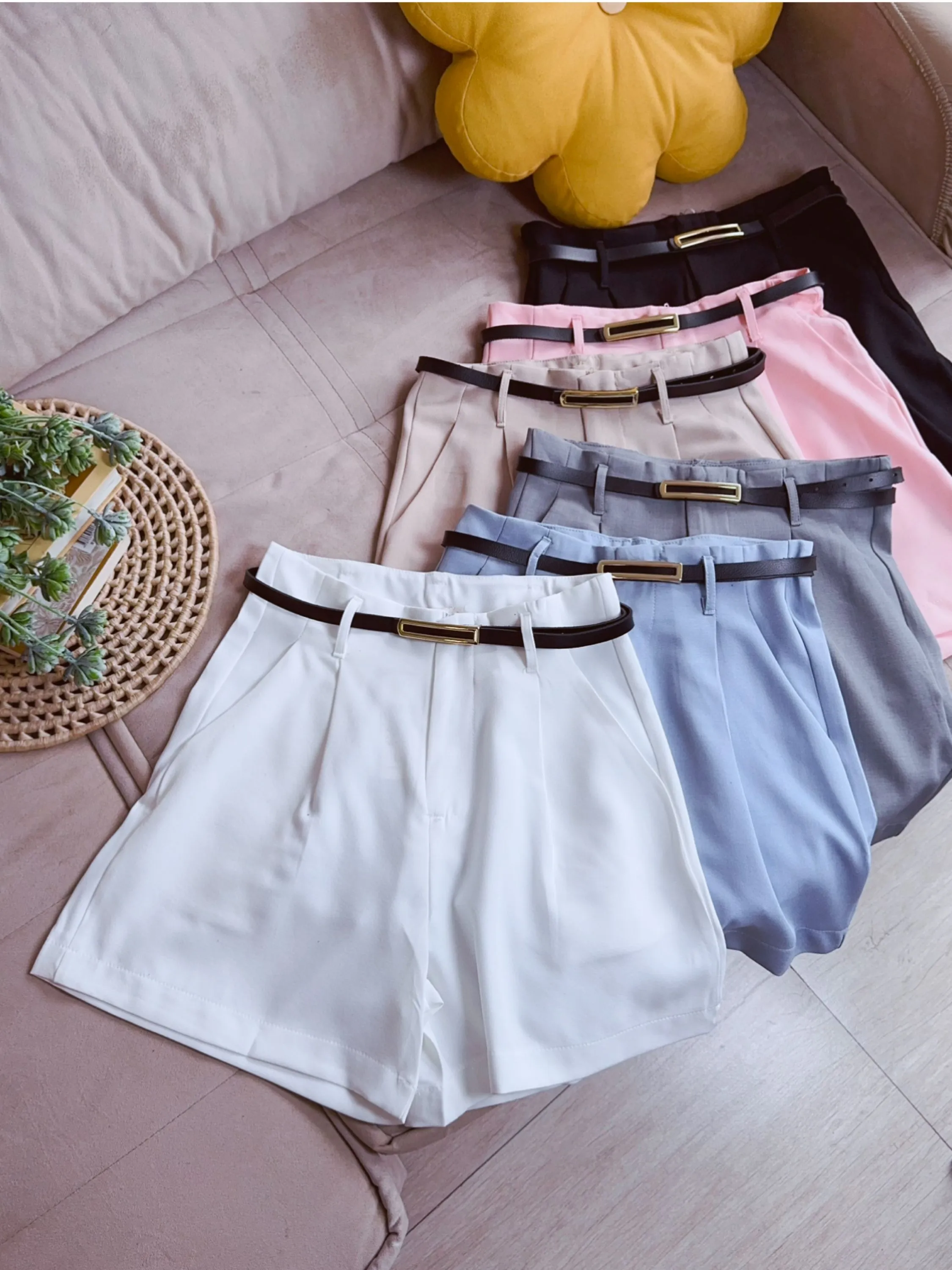 Shorts com cinto #502 Elisa linda moda