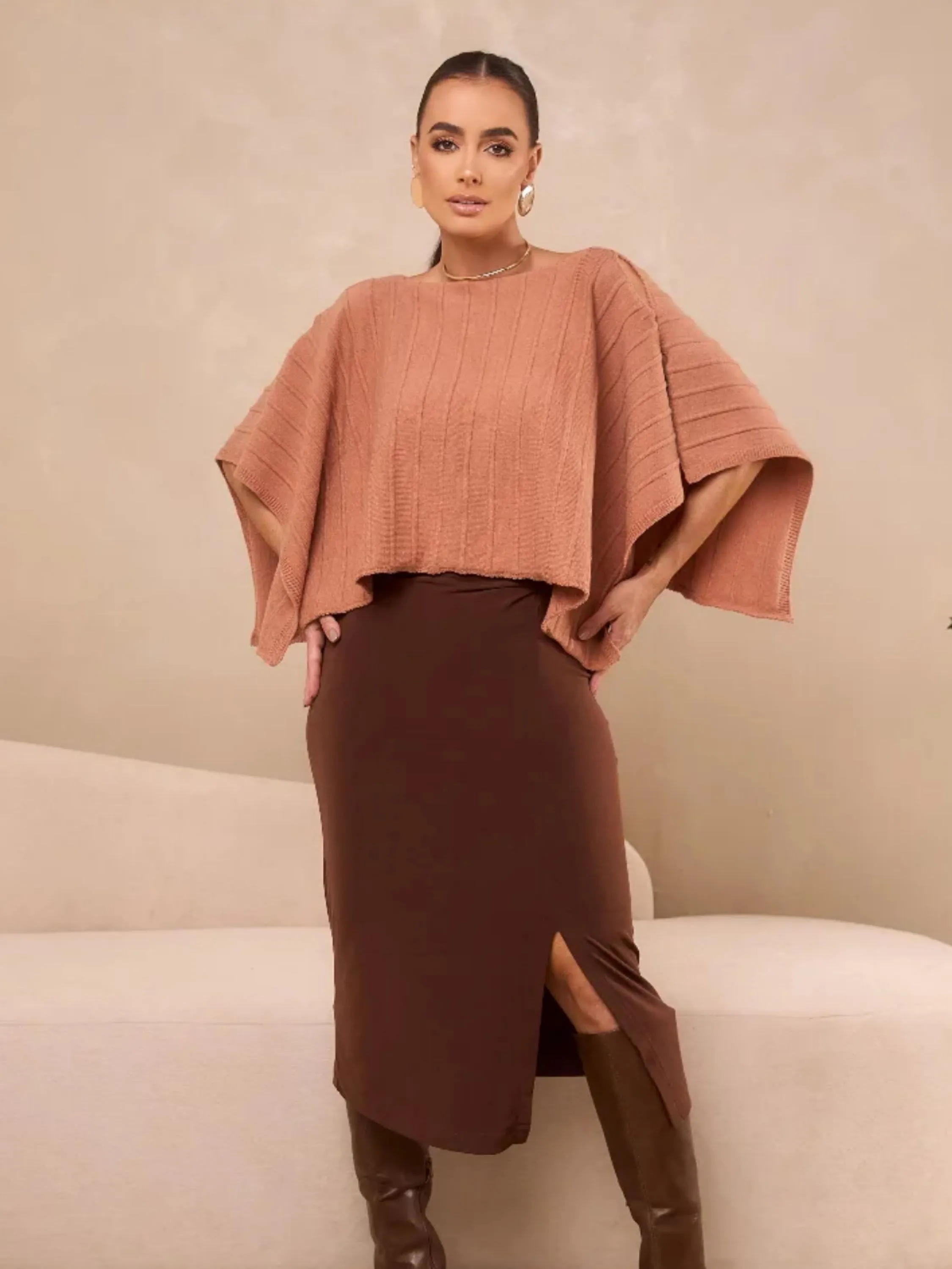 Poncho modal Elisa linda moda